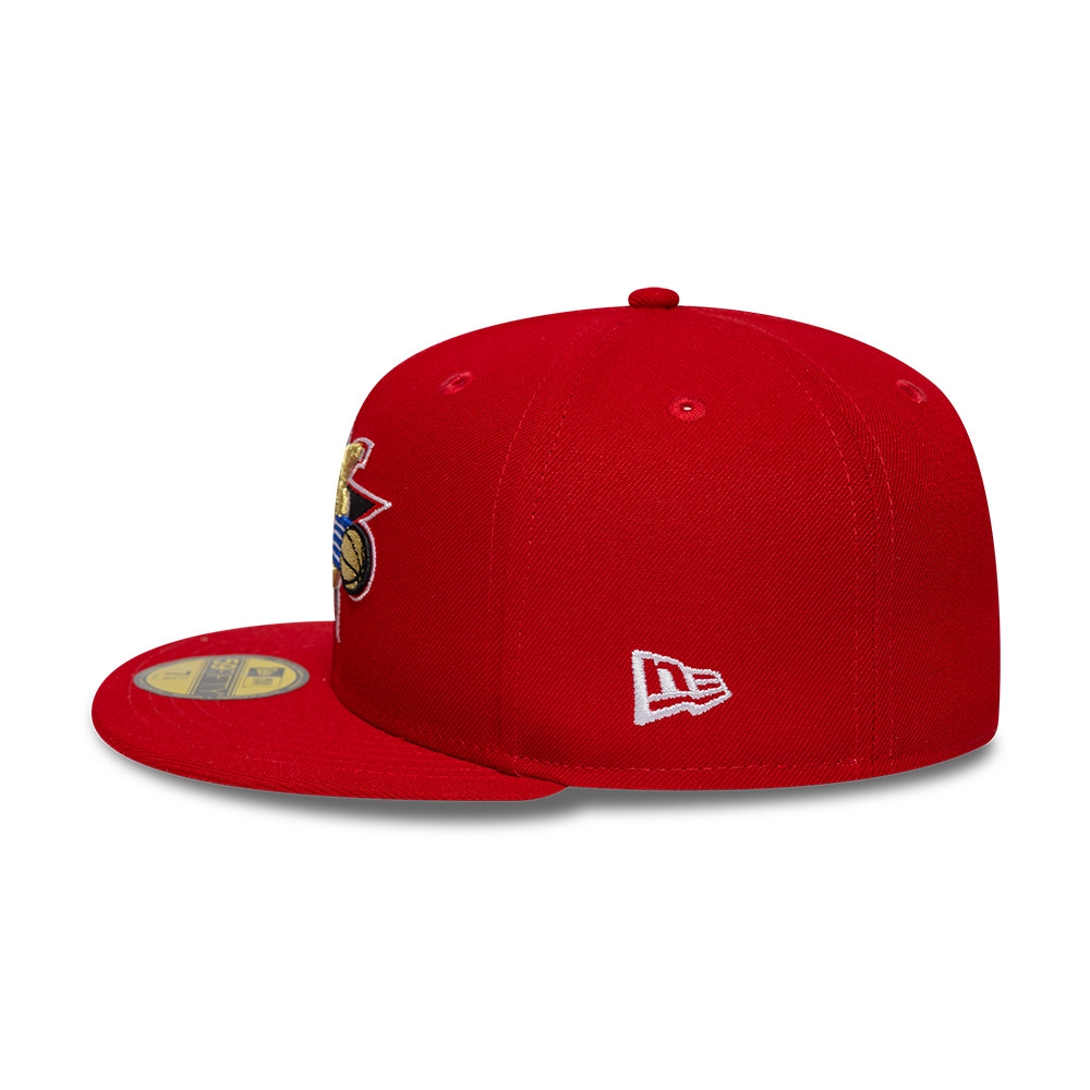 Philadelphia 76ers 1997-2009 NBA Hardwood Classics 59FIFTY Fitted Cap Red