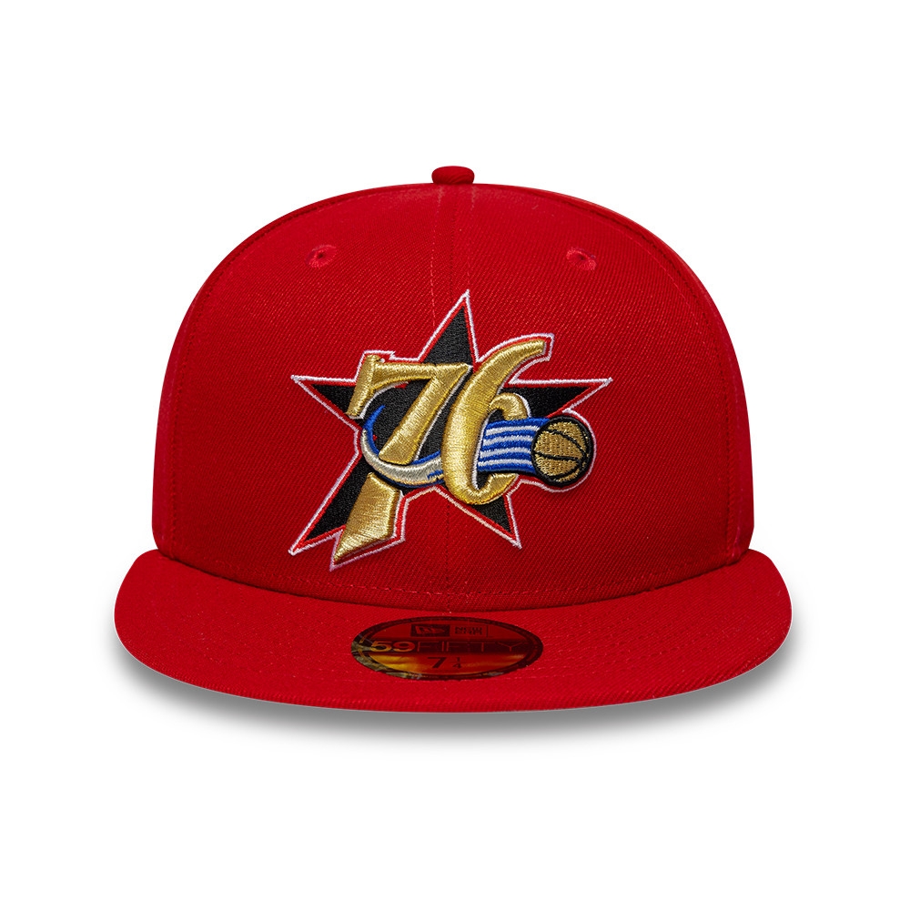 Philadelphia 76ers 1997-2009 NBA Hardwood Classics 59FIFTY Fitted Cap Red