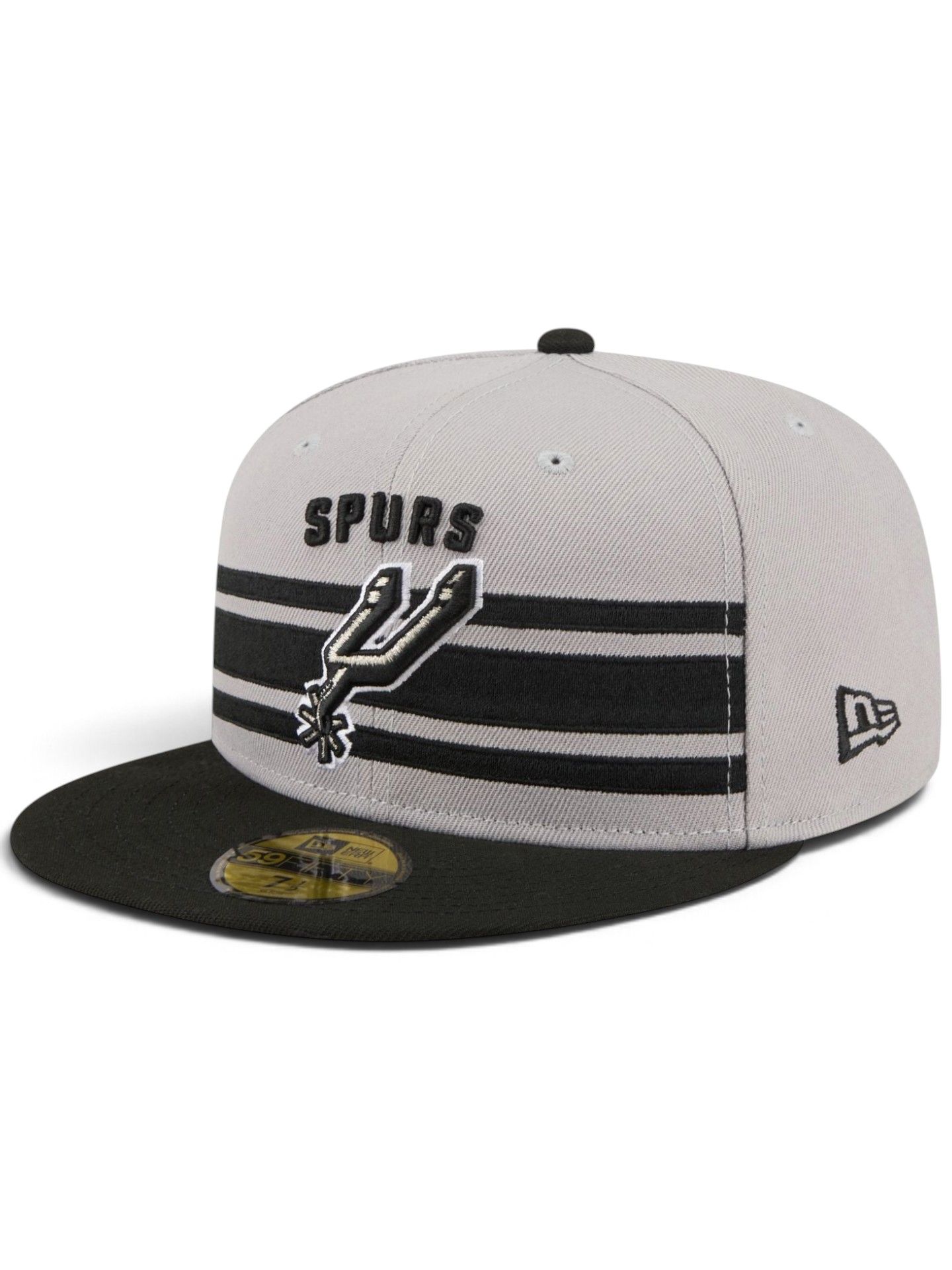 San Antonio Spurs 2026 NBA Tip-Off Hardwood Classics 59FIFTY Fitted Cap Grau
