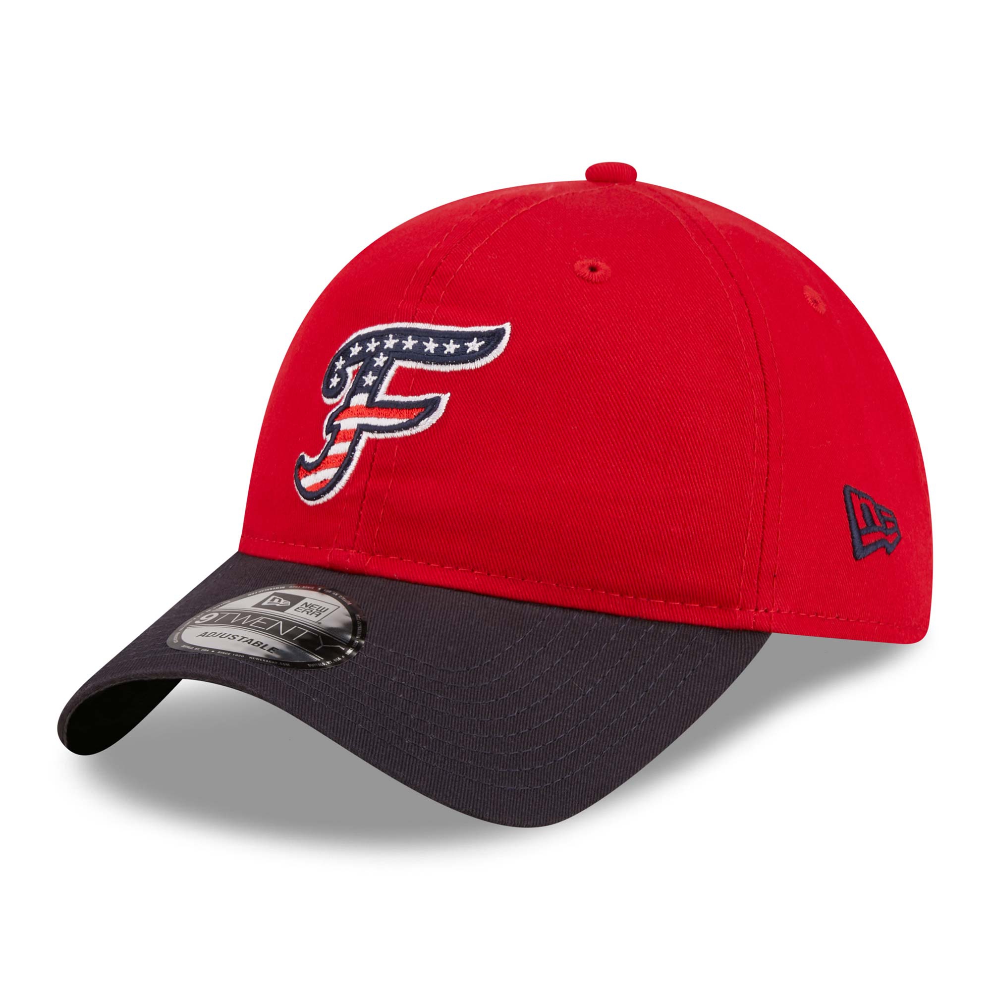 Fredericksburg Nationals New Era 9TWENTY Adjustable MiLB Cap Rot