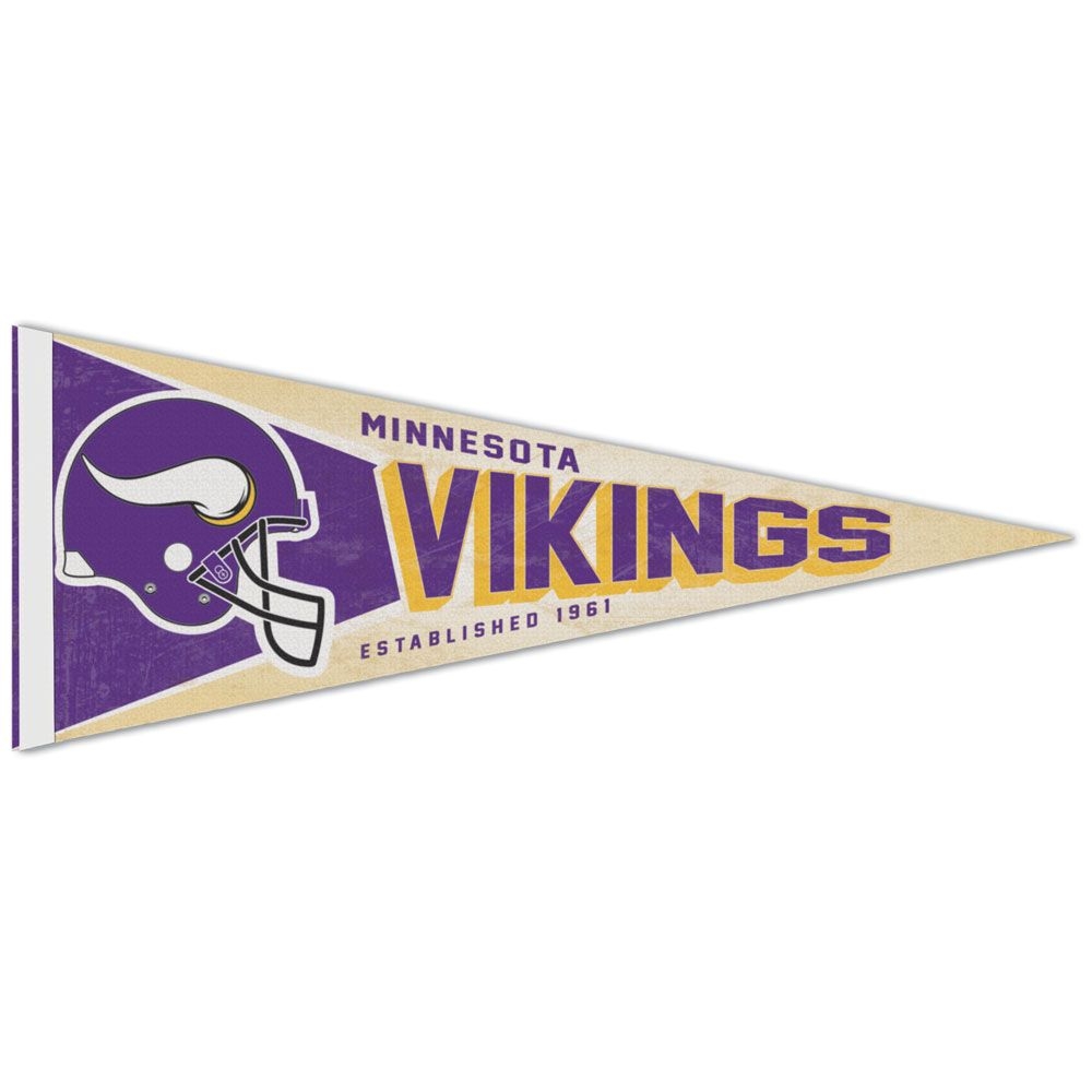 Minnesota Vikings Premium Throwback NFL Wimpel
