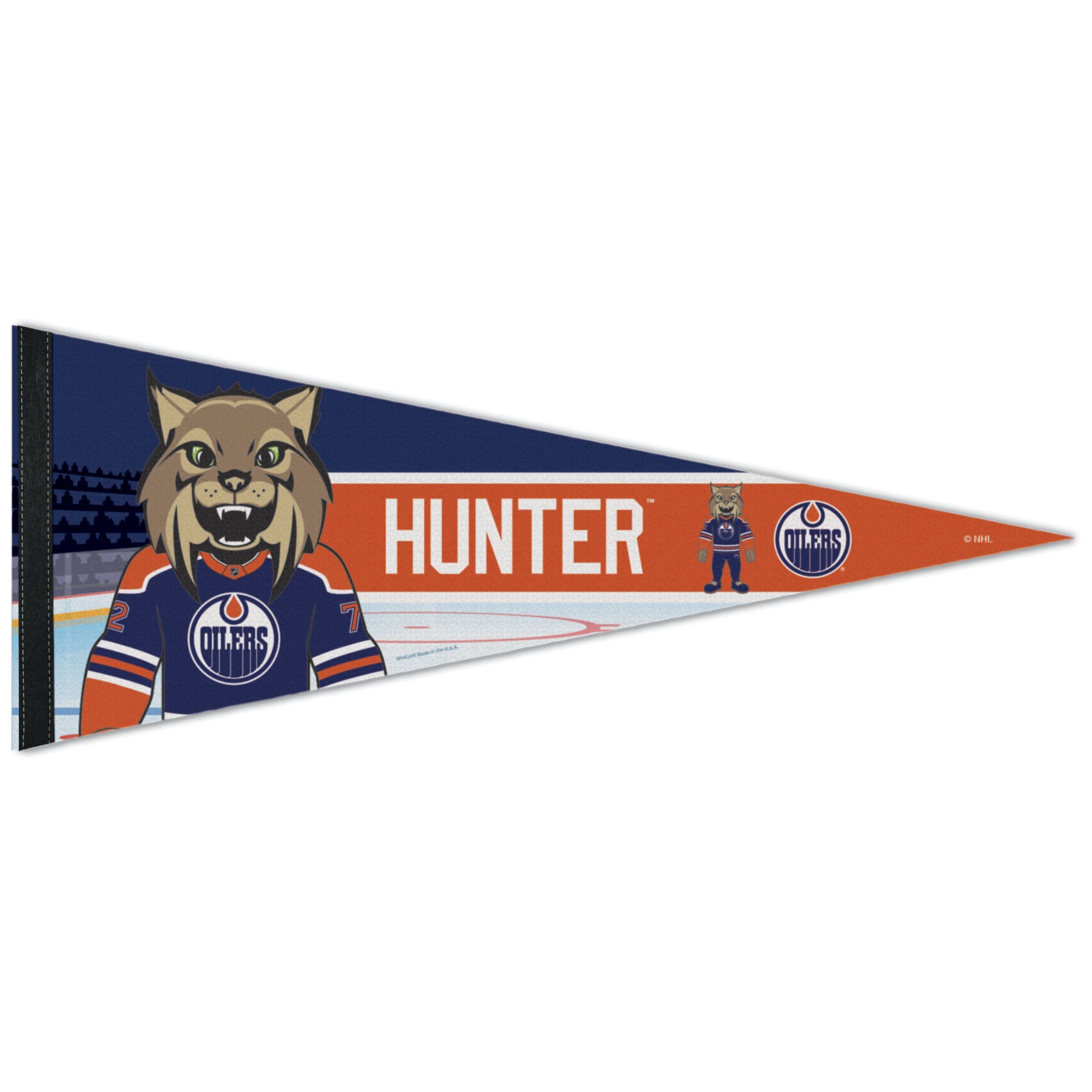 Edmonton Oilers Hunter Mascot Premium NHL Wimpel