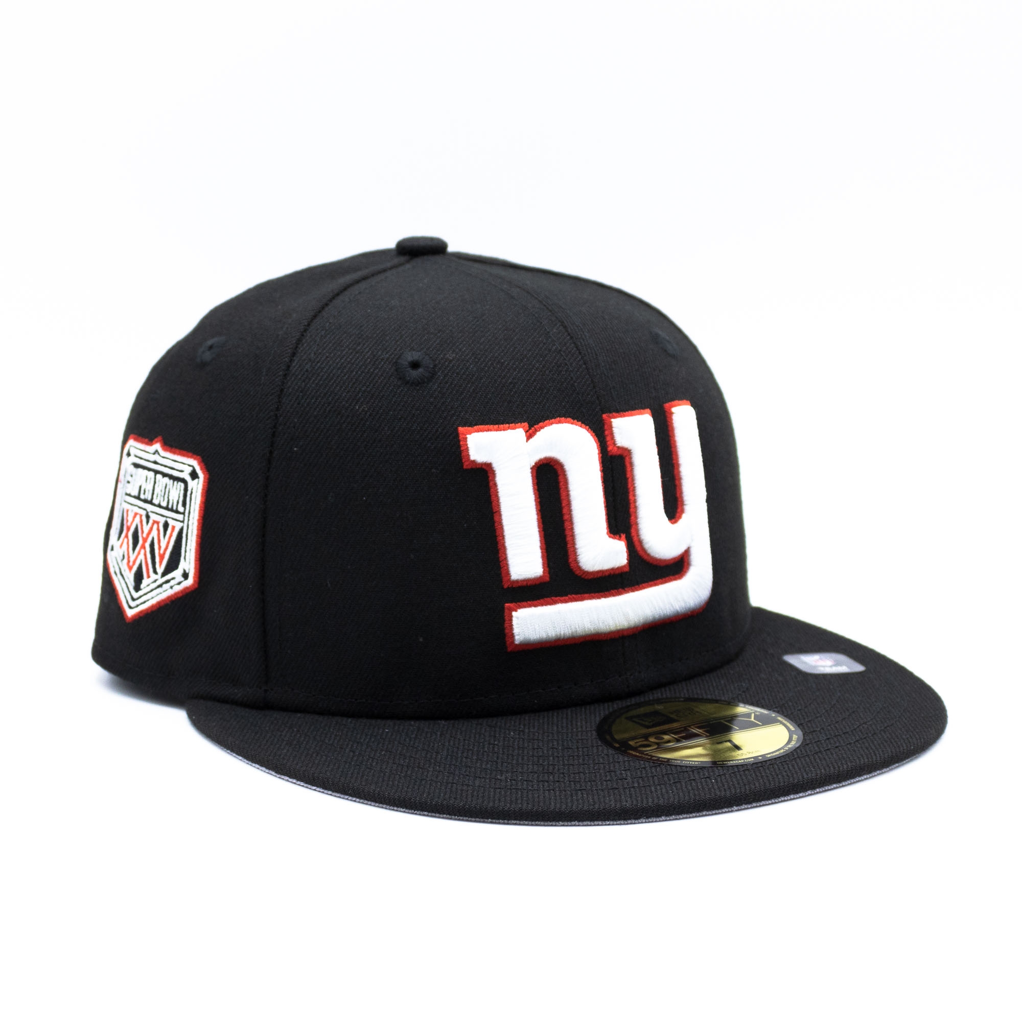New York Giants Super Bowl XXV New Era 59FIFTY Fitted NFL Cap Schwarz