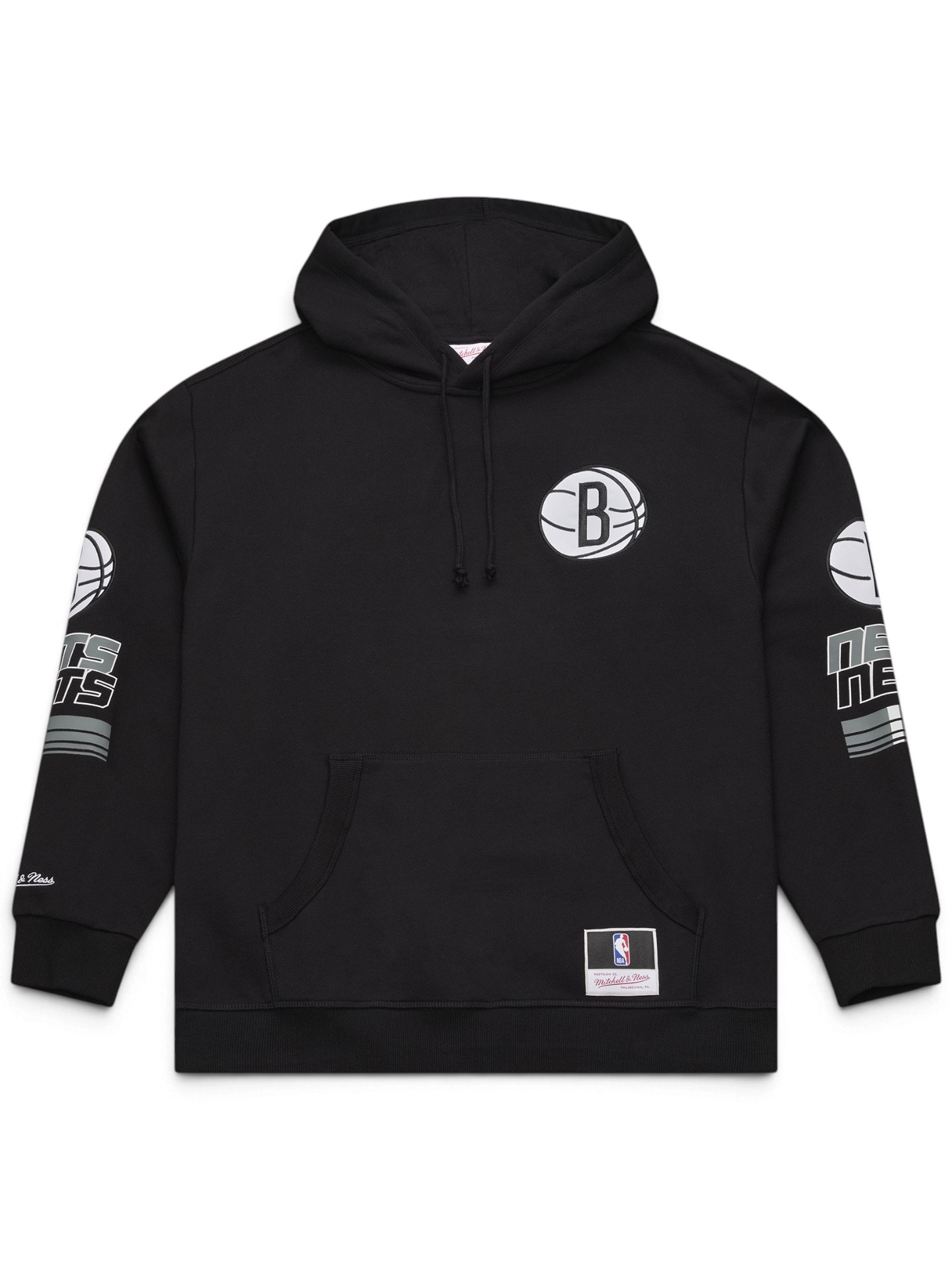 Brooklyn Nets Mitchell & Ness Triple Check Hoodie Features Premium Style