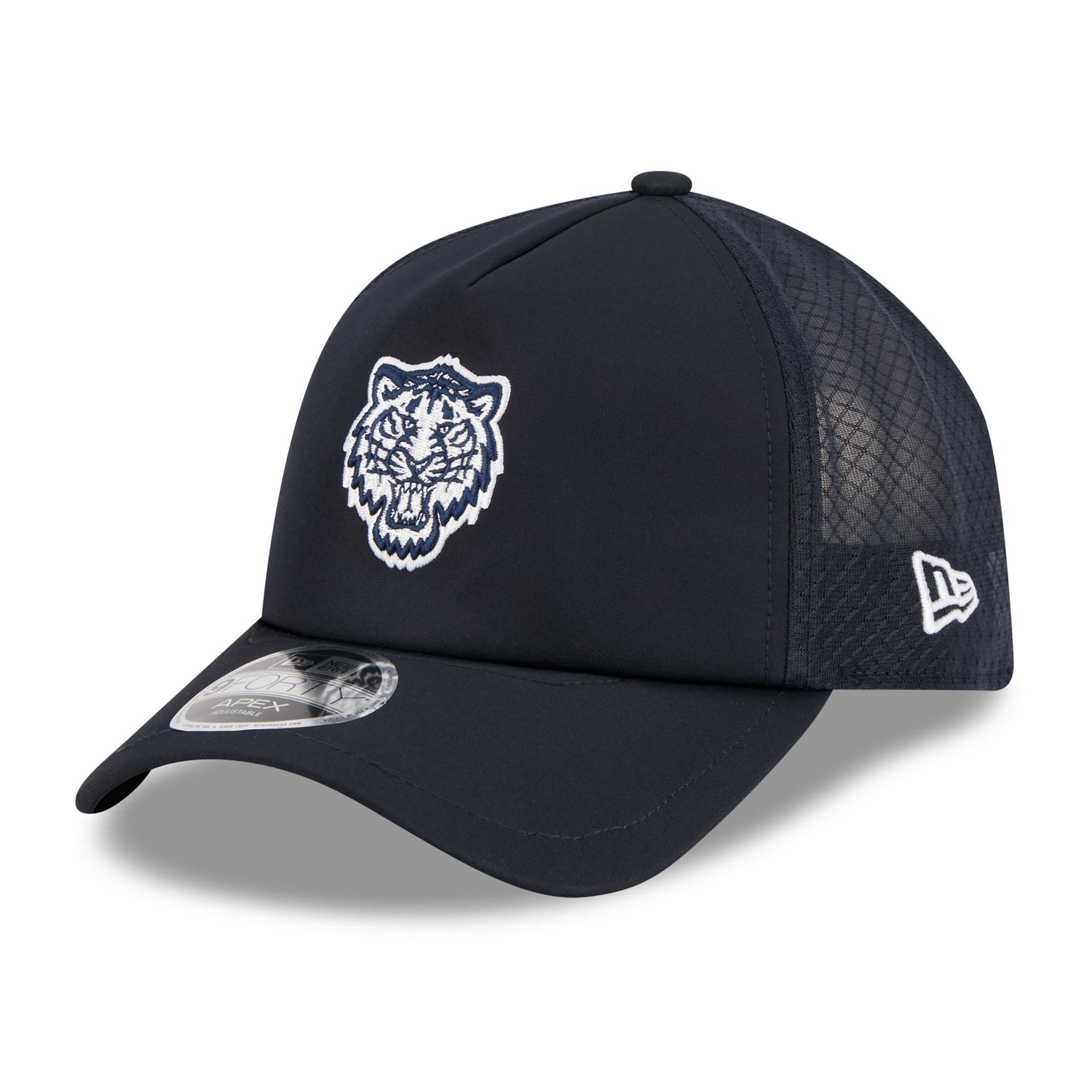 Detroit Tigers 2026 MLB Batting Practice 9FORTY APEX Trucker Cap Navy