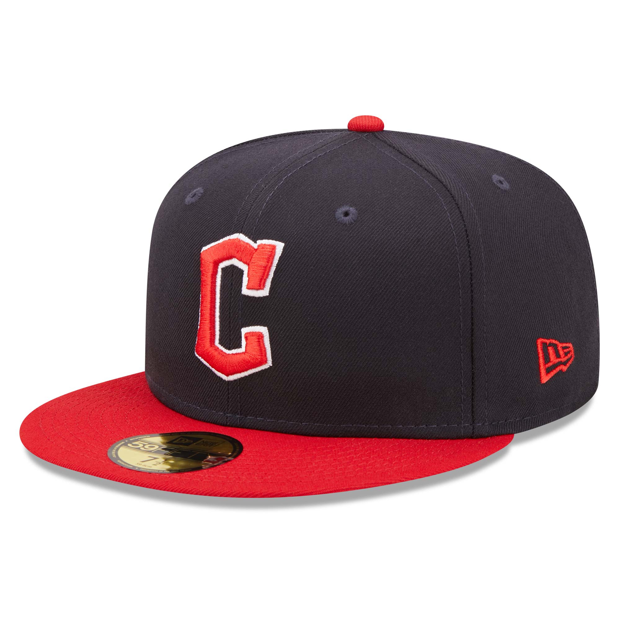 Cleveland Guradians Authentic 59FIFTY Fitted MLB Cap Road Navy/Red