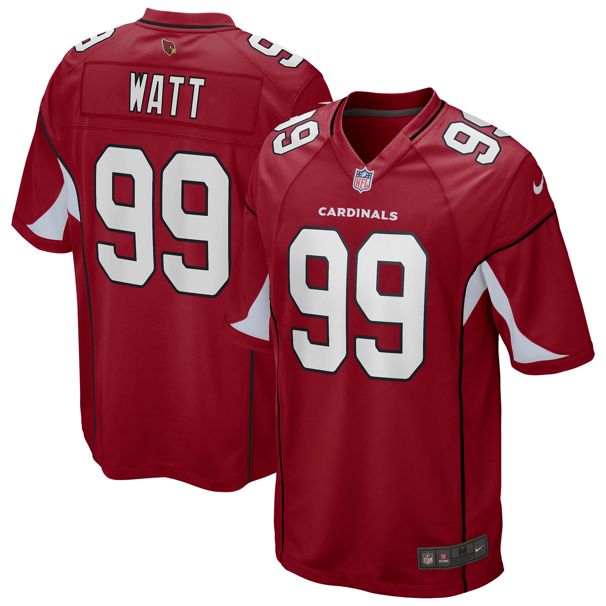 J.J. Watt #99 Arizona Cardinals Nike Game NFL Football Trikot Rot