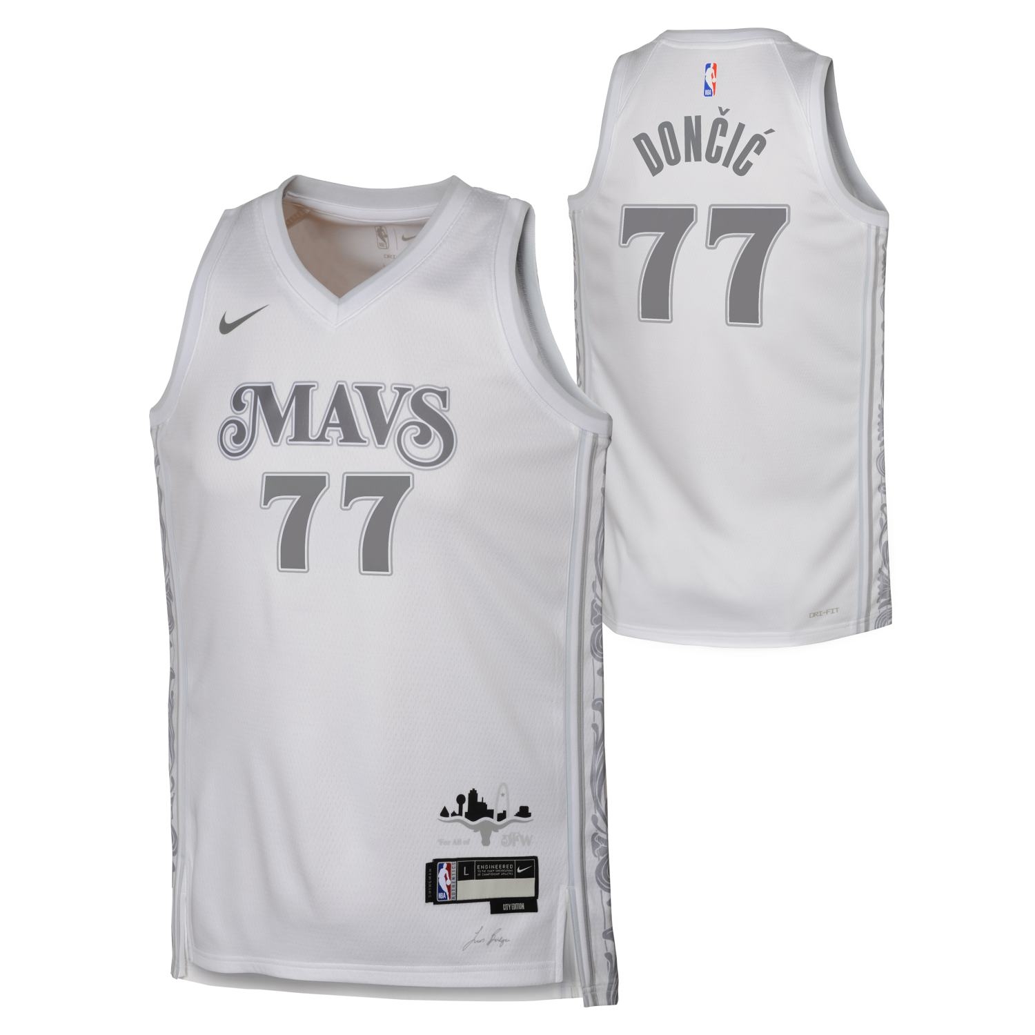 Nike Luka Doncic #77 Dallas Mavericks 2024-25 City Edition