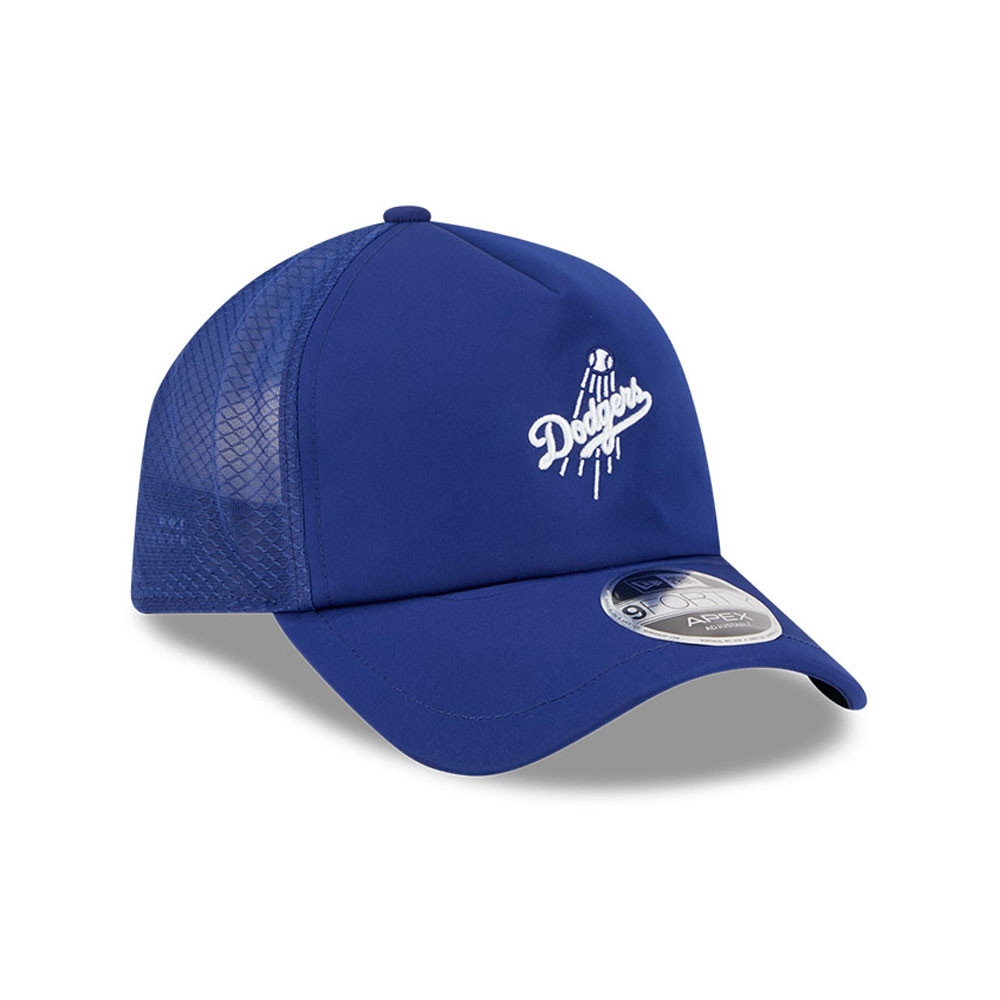 Los Angeles Dodgers 2026 MLB Batting Practice 9FORTY APEX Trucker Cap Blau