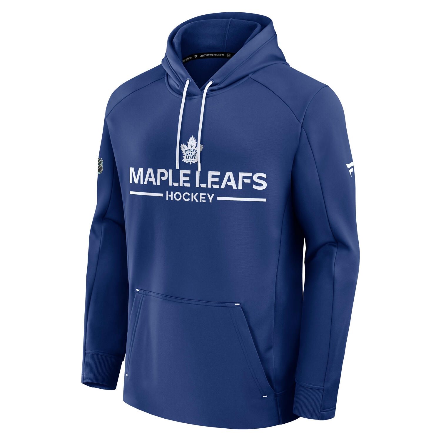 Toronto Maple Leafs 2025/26 Authentic Pro Rink Tech NHL Hoodie Blau