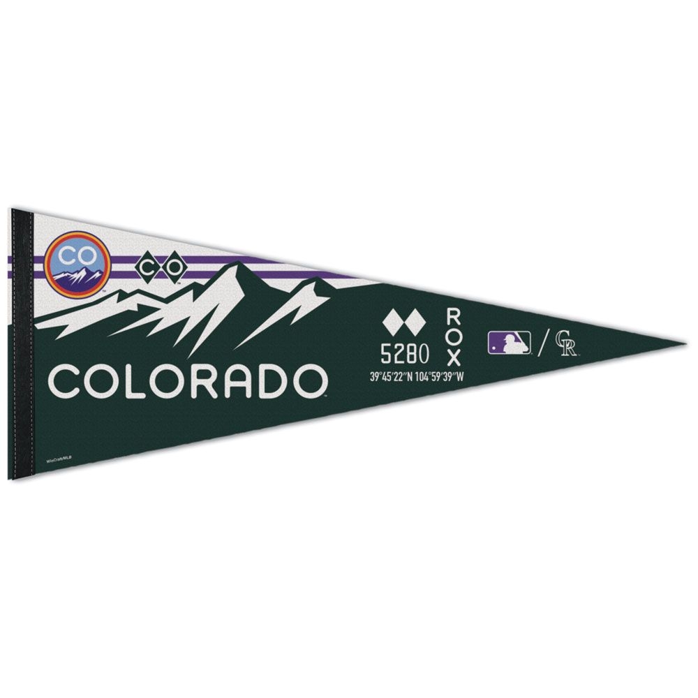 Colorado Rockies City Connect WinCraft Premium MLB Wimpel