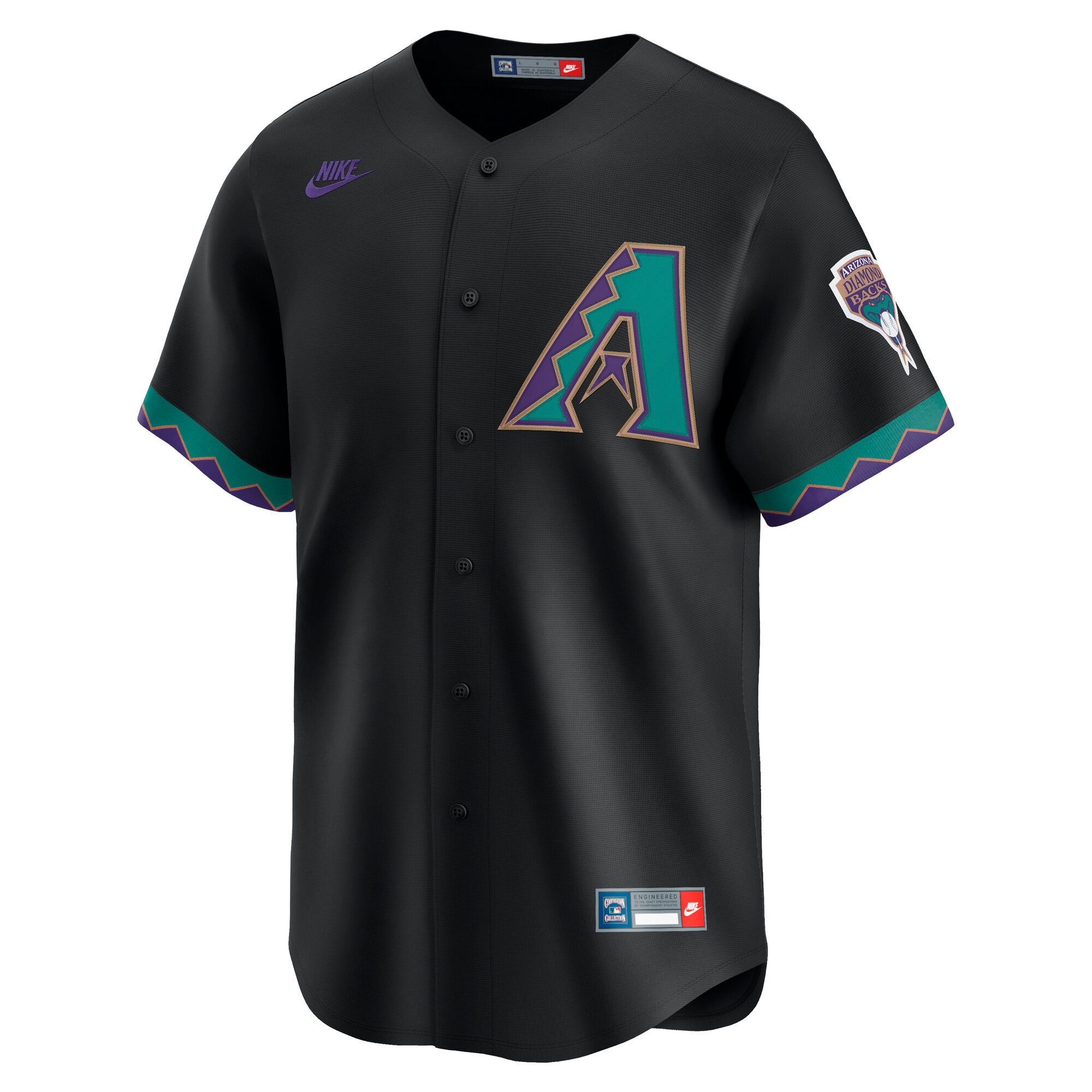 Arizona Diamondbacks Cooperstown Nike Limited MLB Trikot Schwarz