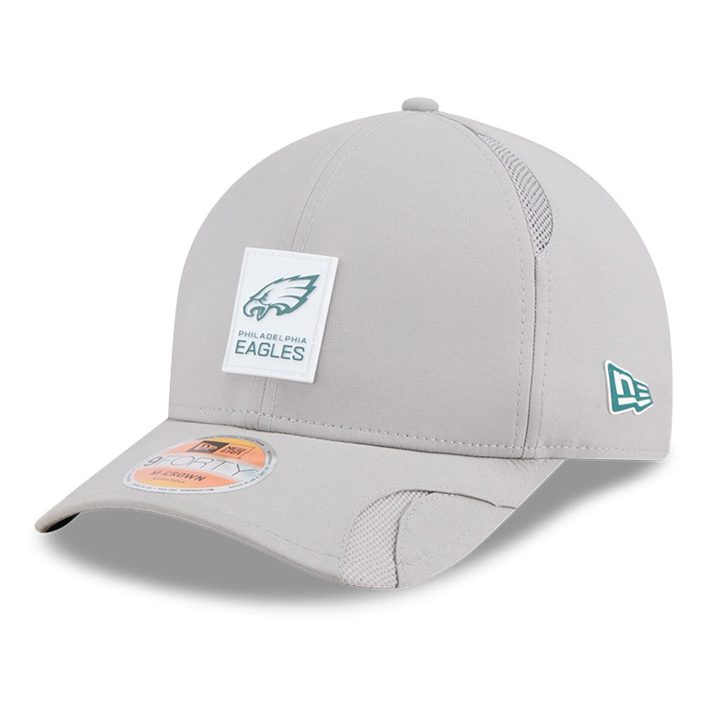 Philadelphia Eagles 2025 NFL On-Field Sideline 9FORTY M-Crown Cap CW Grau