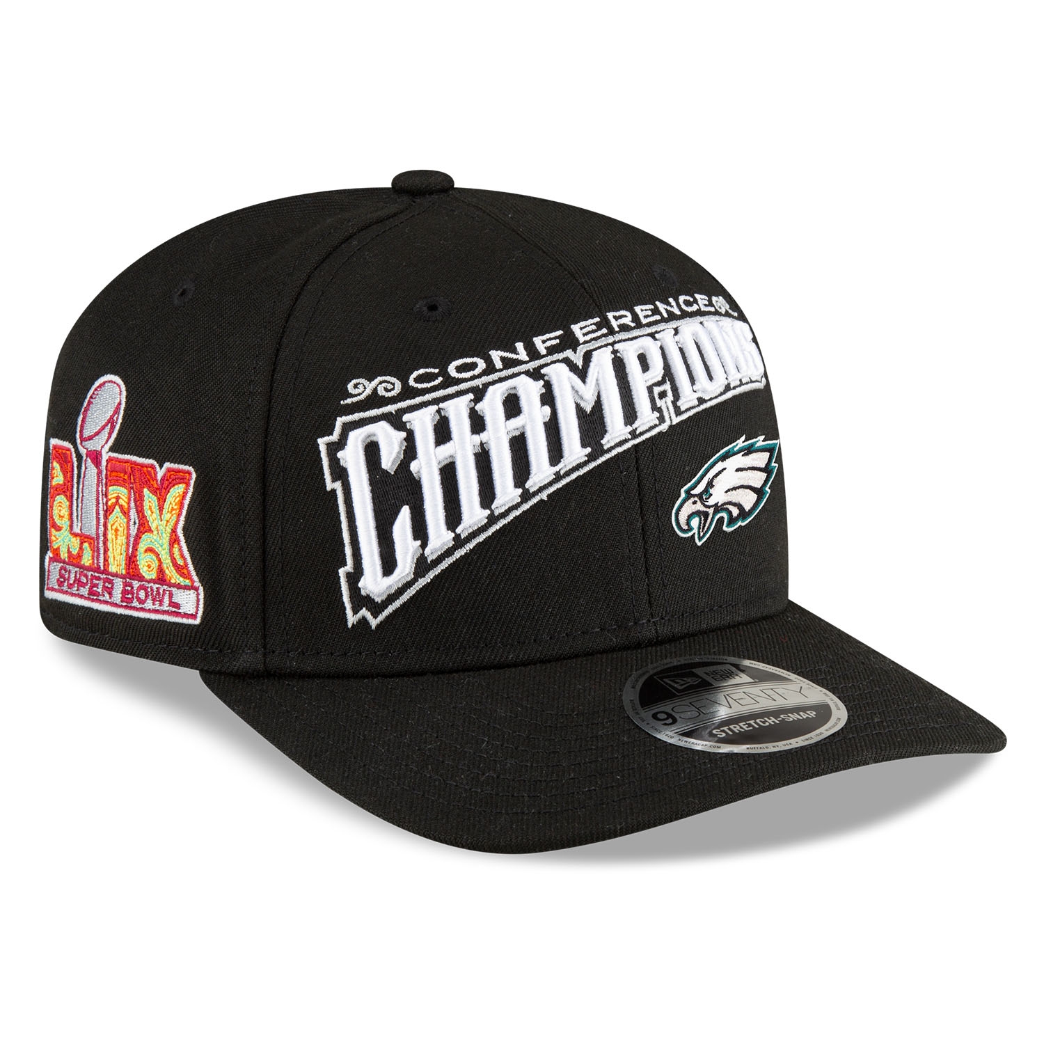 Philadelphia Eagles 2024-25 NFC Champions Locker Room New Era 9SEVENTY Cap