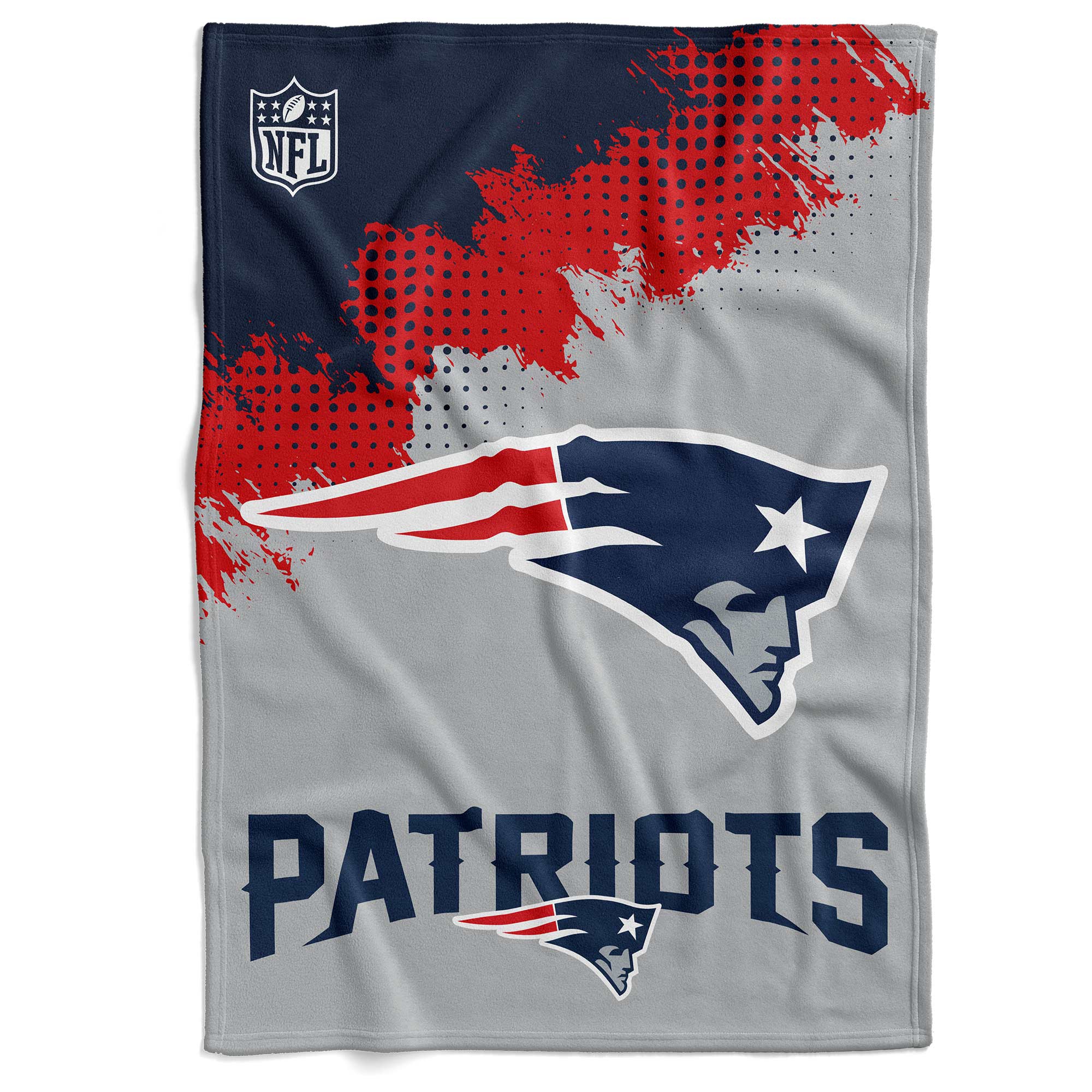 New England Patriots Corner Fleece NFL Decke