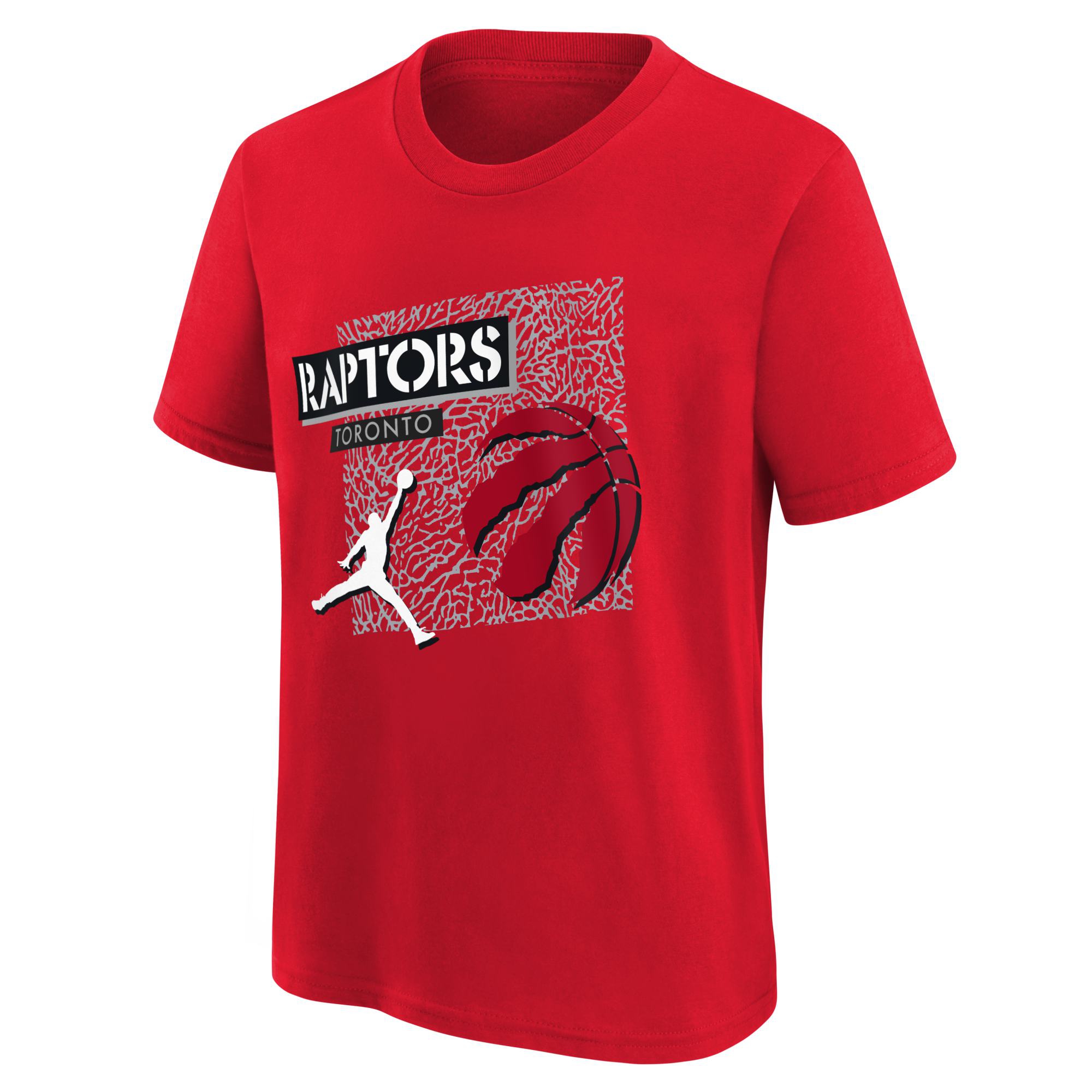 Toronto Raptors Statement Jordan NBA T-Shirt Rot (KINDER)
