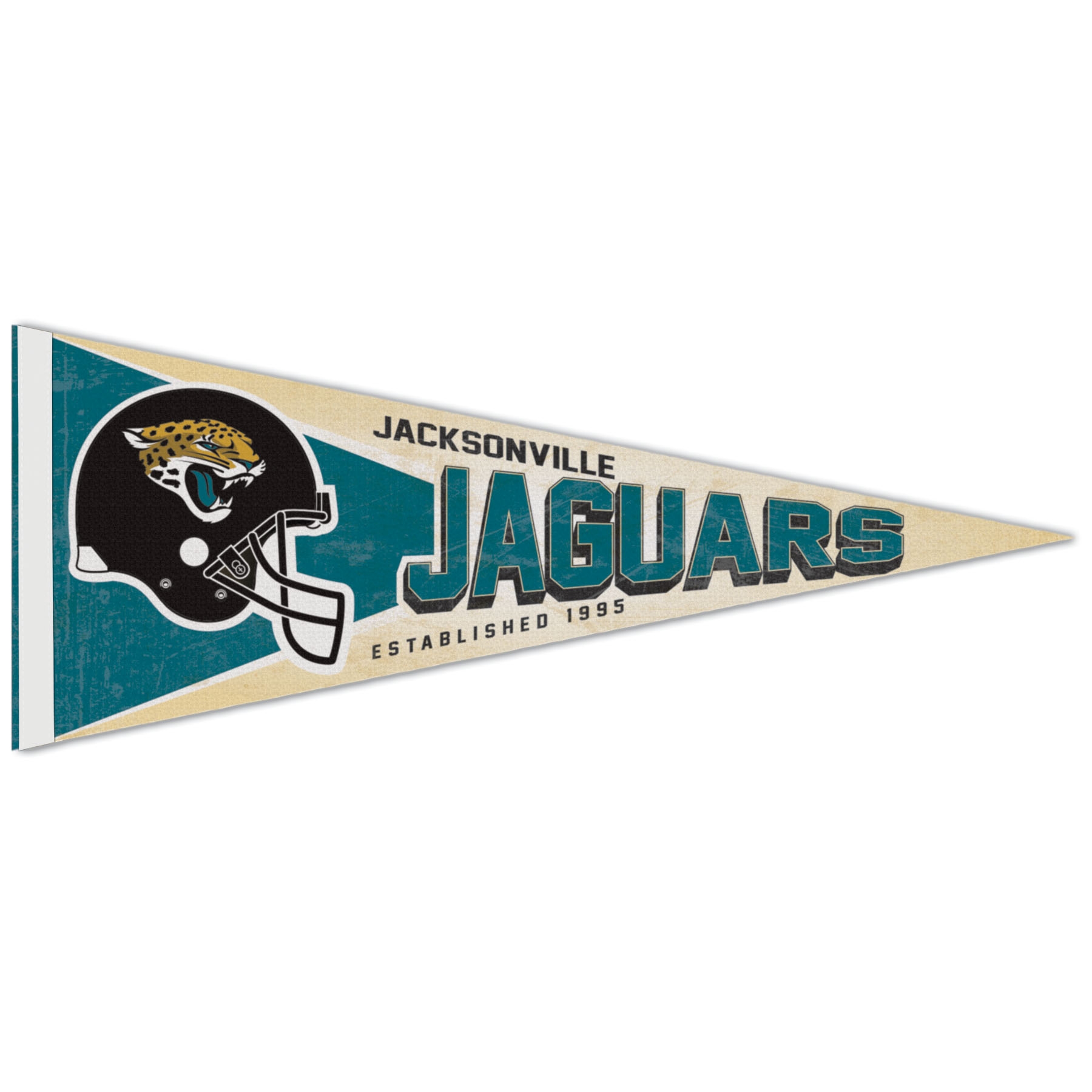 Jacksonville Jaguars Premium Throwback NFL Pennant