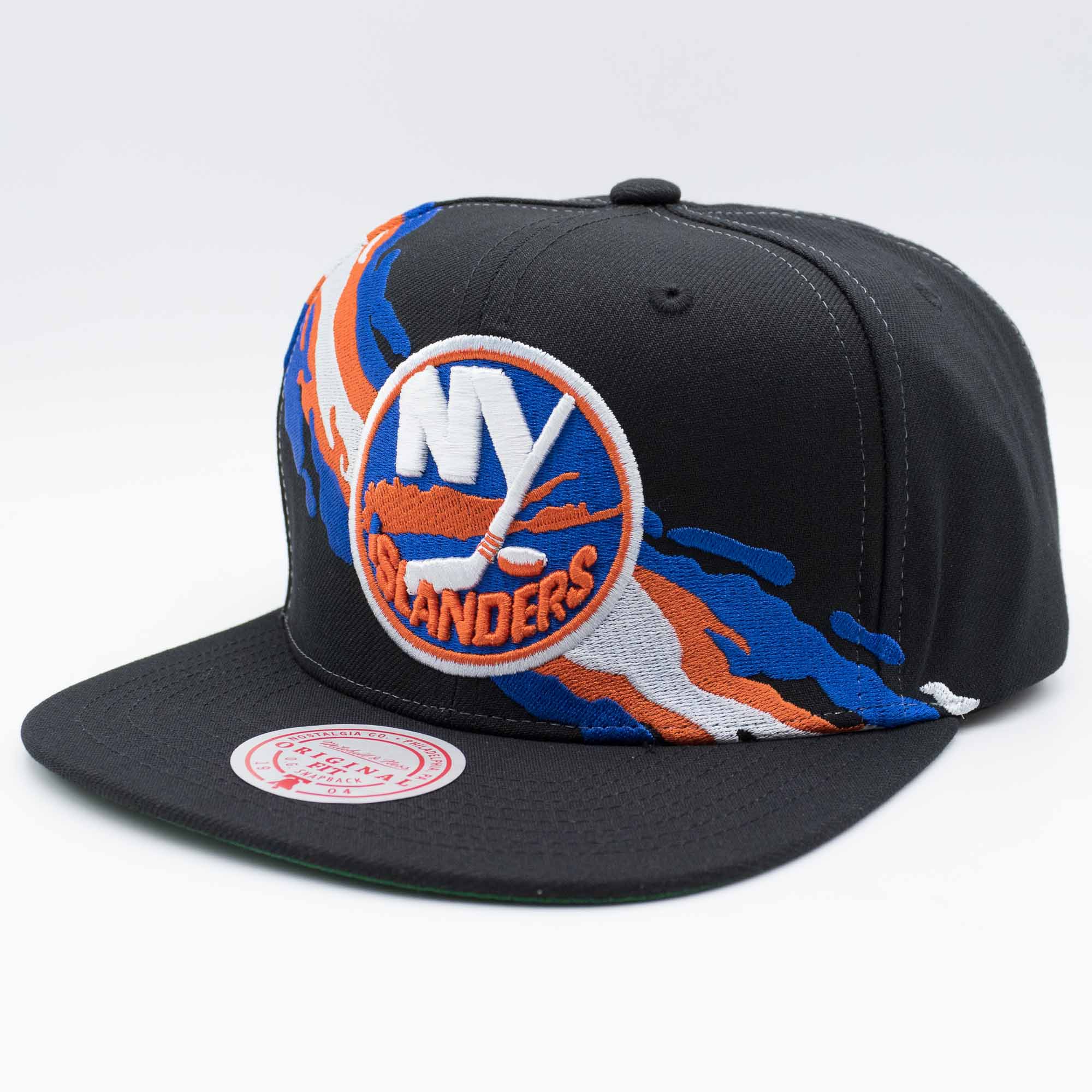 New York Islanders Paintbrush Mitchell & Ness Snapback NHL Cap Schwarz