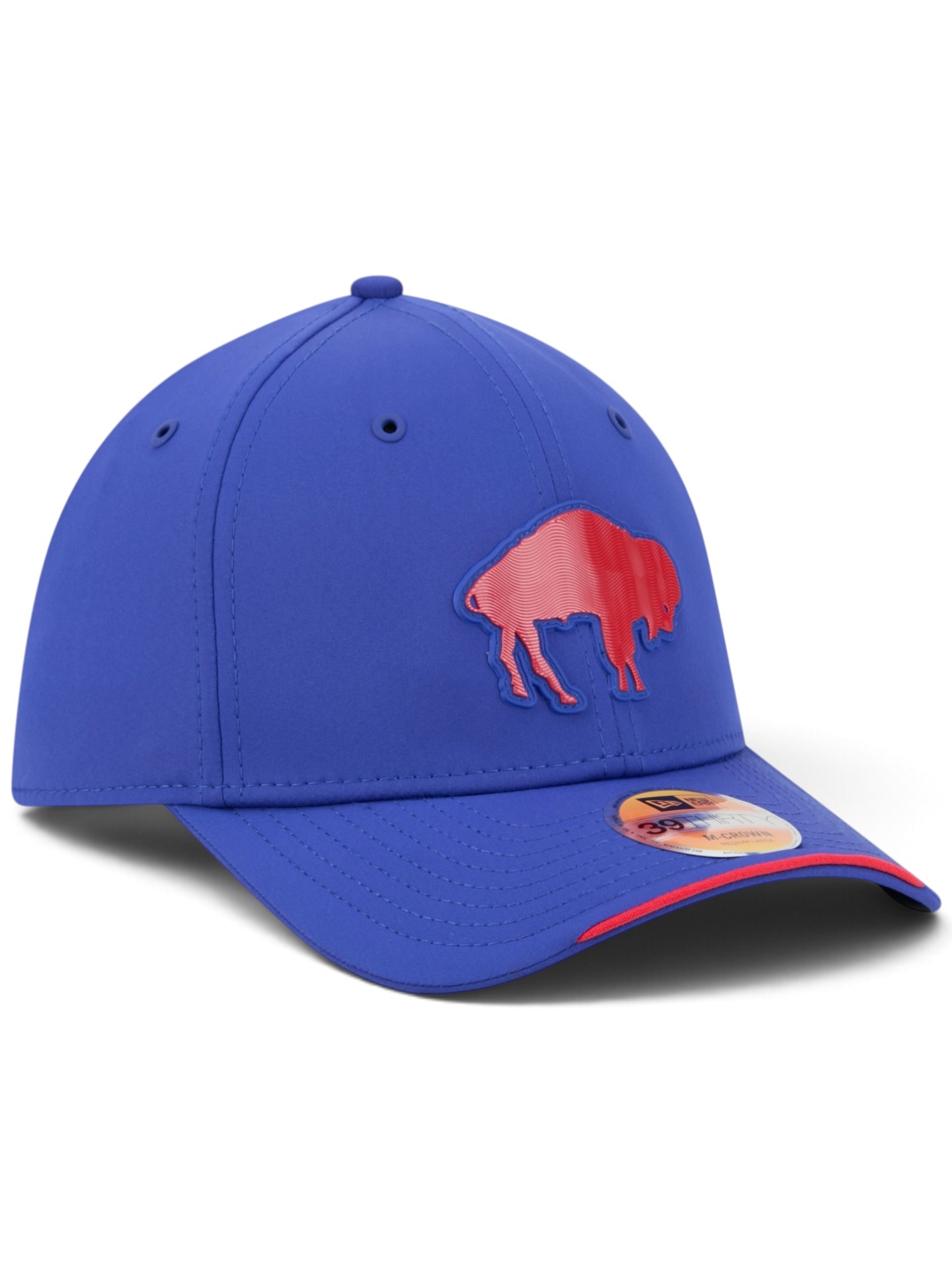 Buffalo Bills Throwback 2026 NFL Sideline 39THIRTY M-Crown Flex Cap Blau