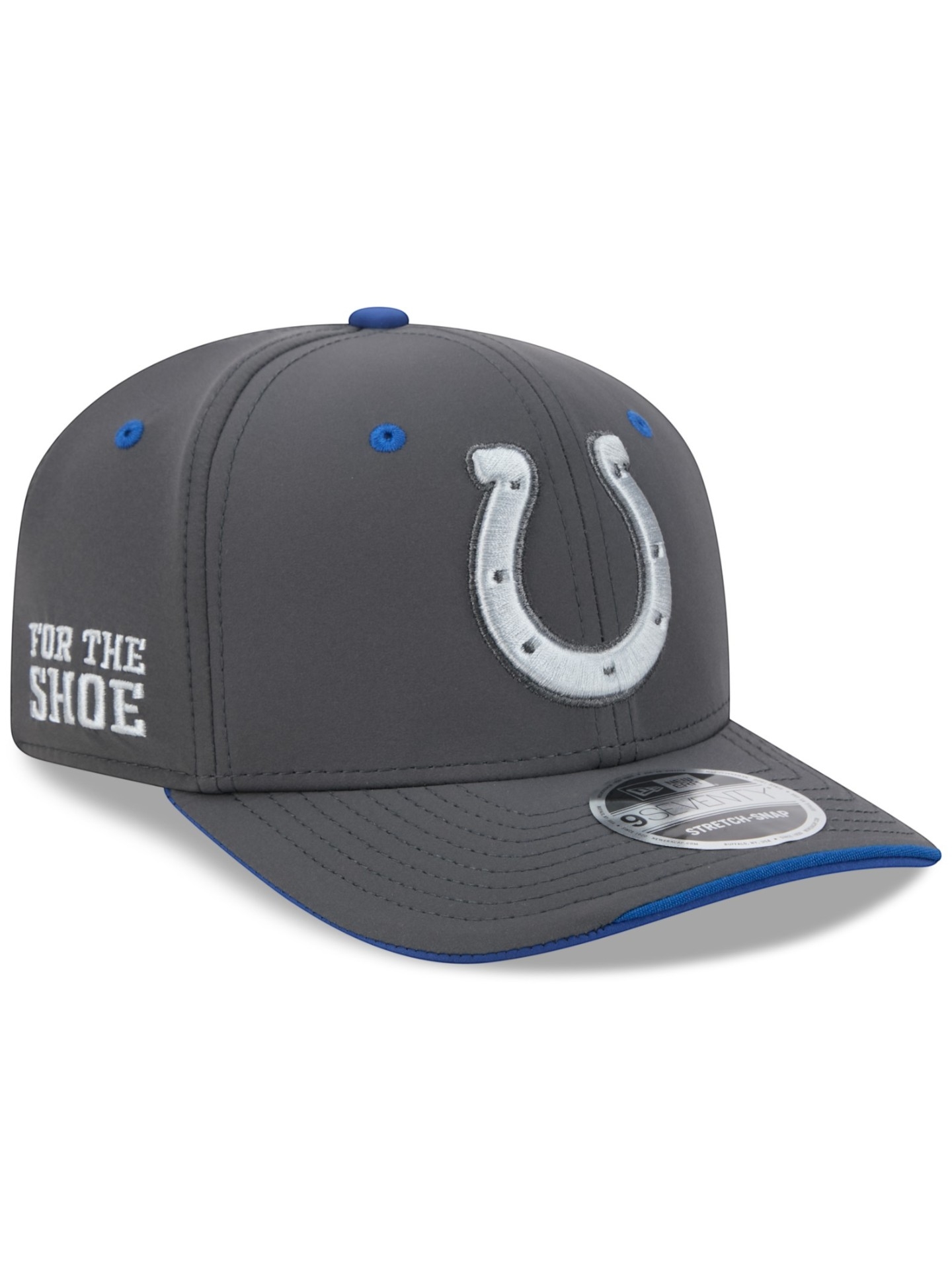 Indianapolis Colts 2026 NFL Rivalries Sideline 9SEVENTY Stretch-Snap Cap Dark Gray