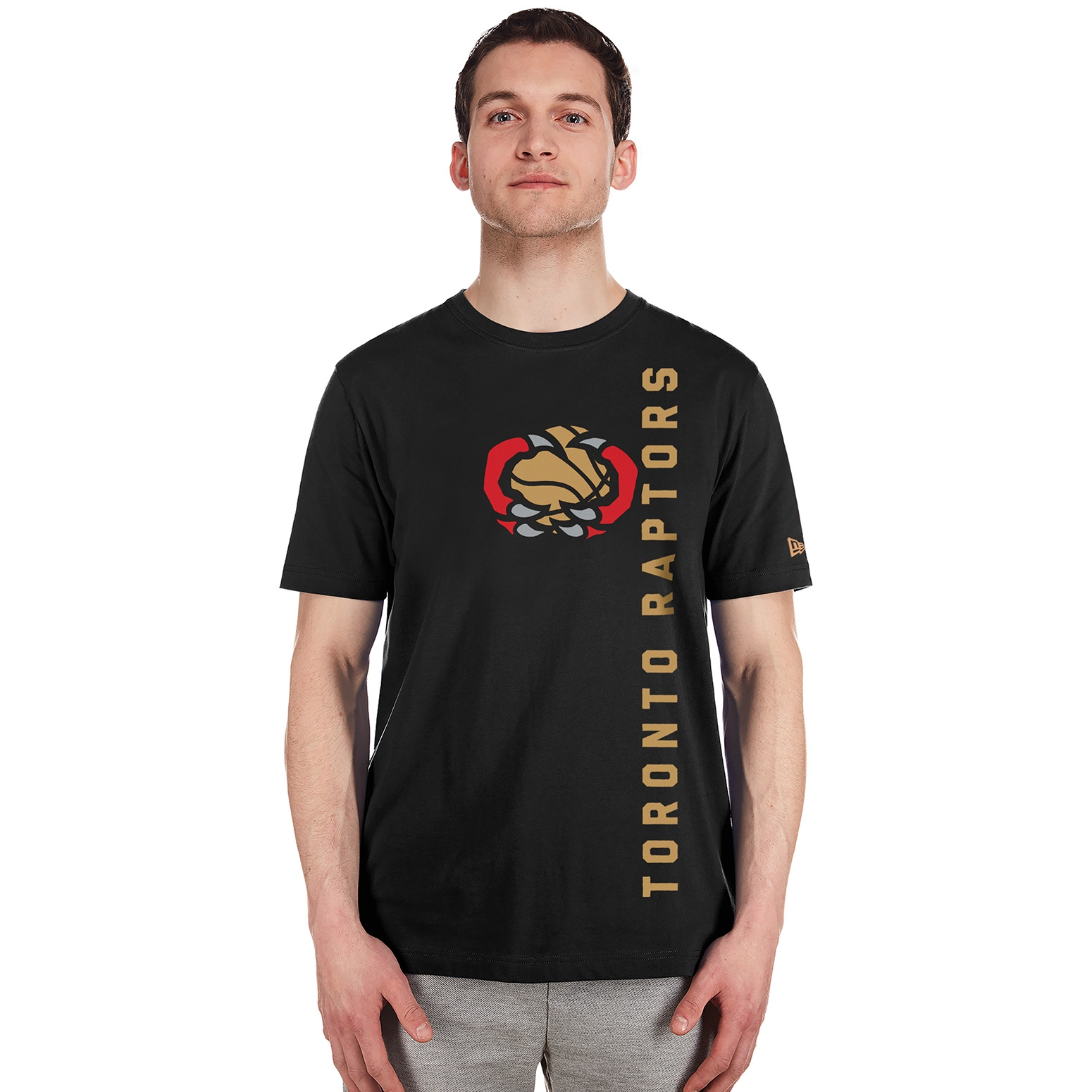 Toronto Raptors 2024 NBA City Edition New Era T-Shirt Schwarz