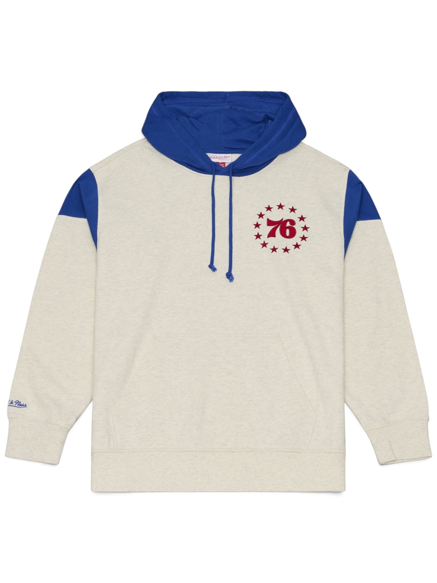 Philadelphia 76ers Retro Roots French Terry NBA Hoodie Cream