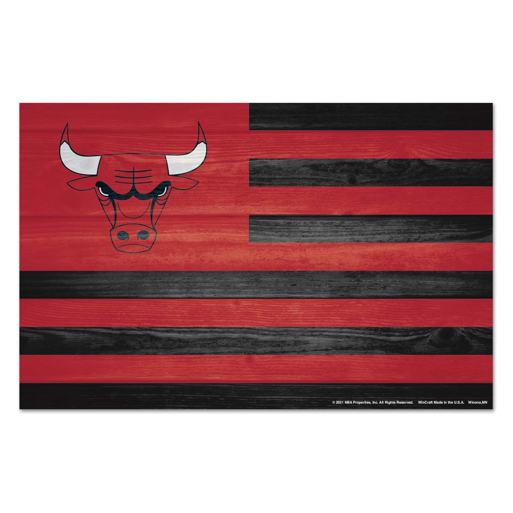 Chicago Bulls Americana WinCraft NBA Holzschild