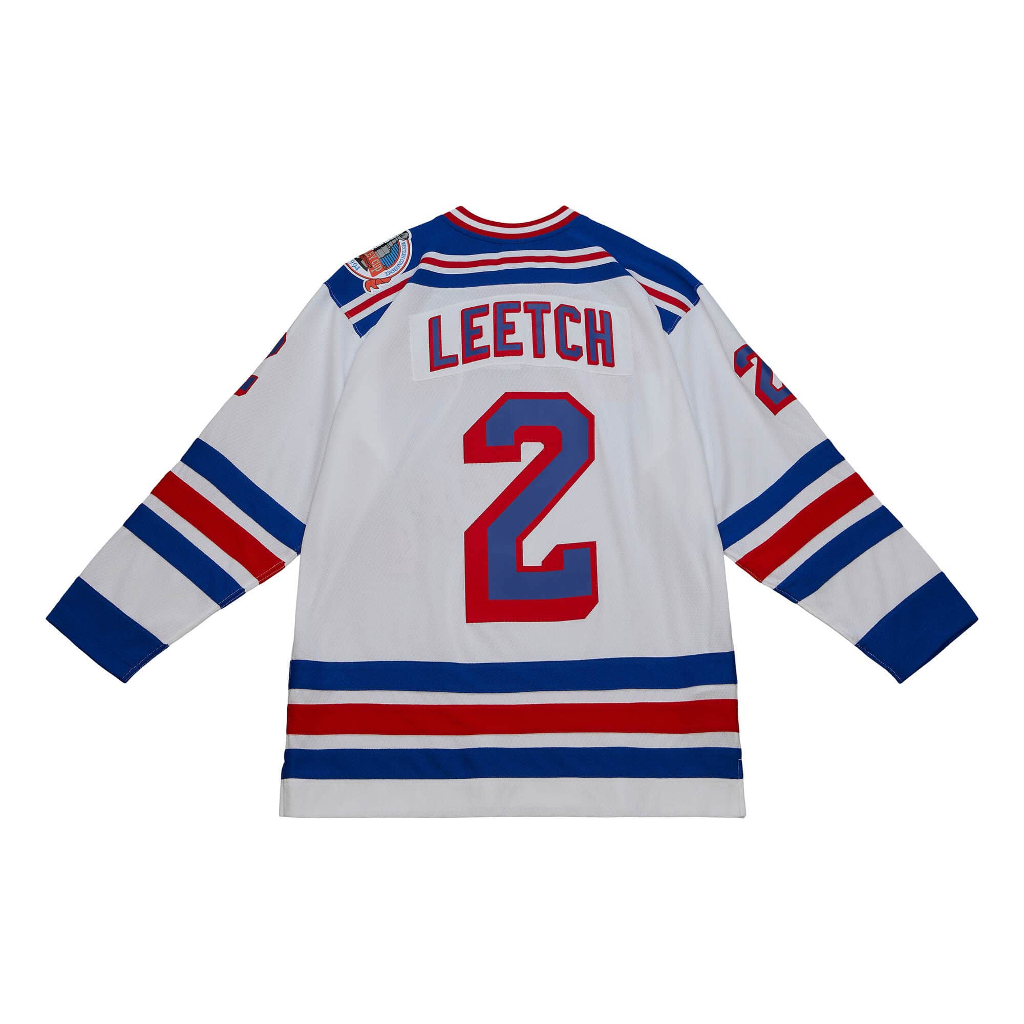 Brian Leetch #2 New York Rangers 1993-94 Mitchell & Ness NHL Trikot Weiß