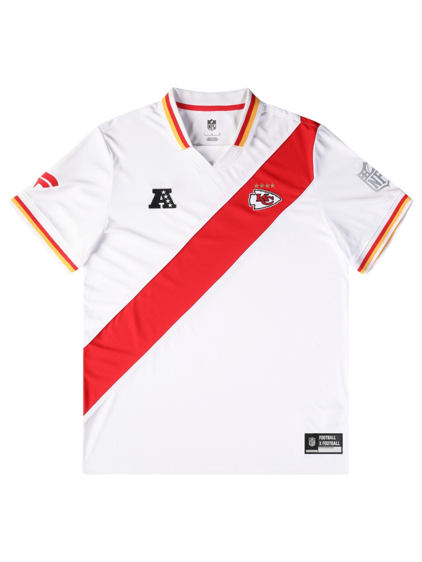 Kansas City Chiefs 2026 Football x Football NFL Fan Trikot Weiß