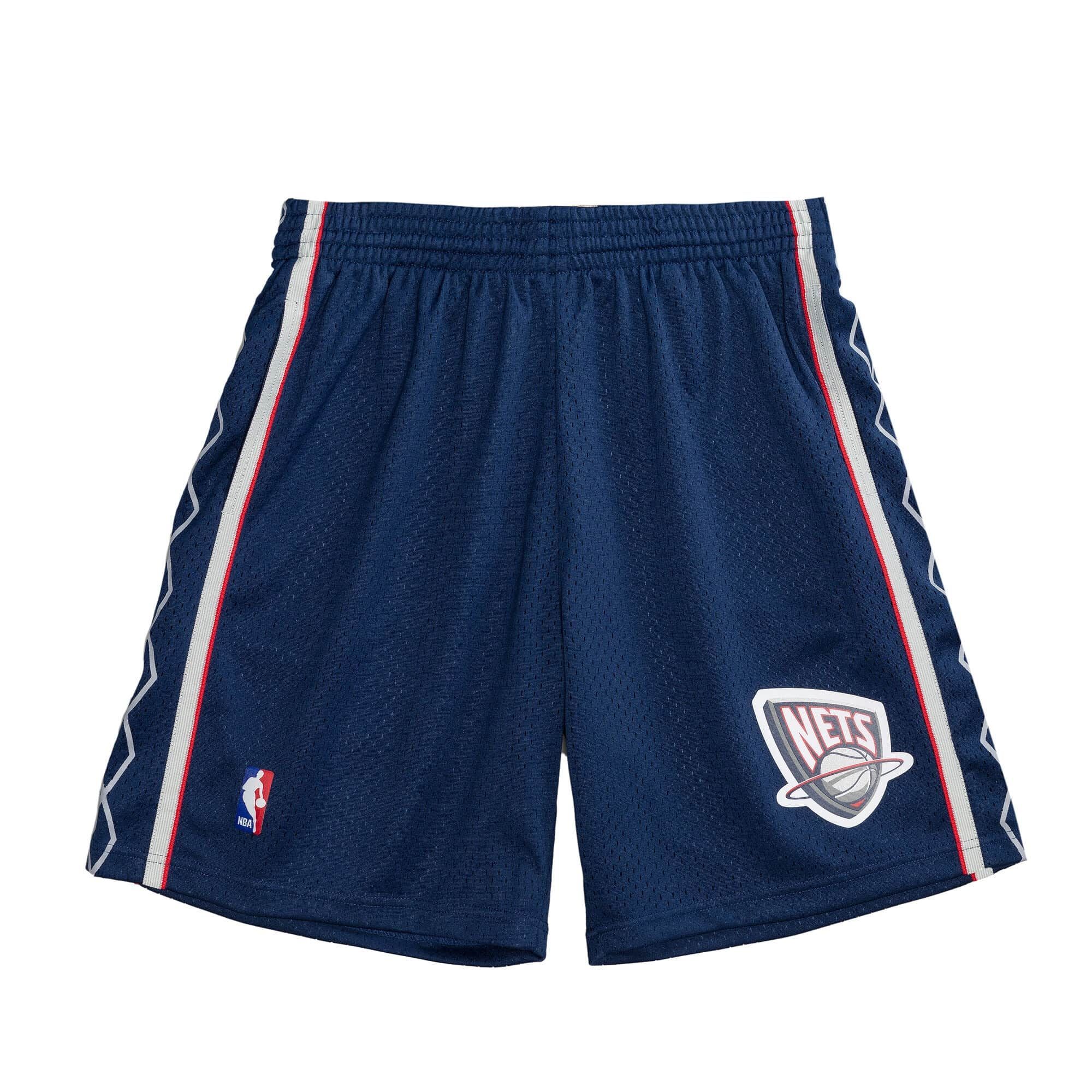 New Jersey Nets 2006-07 Mitchell & Ness Swingman NBA Shorts Navy