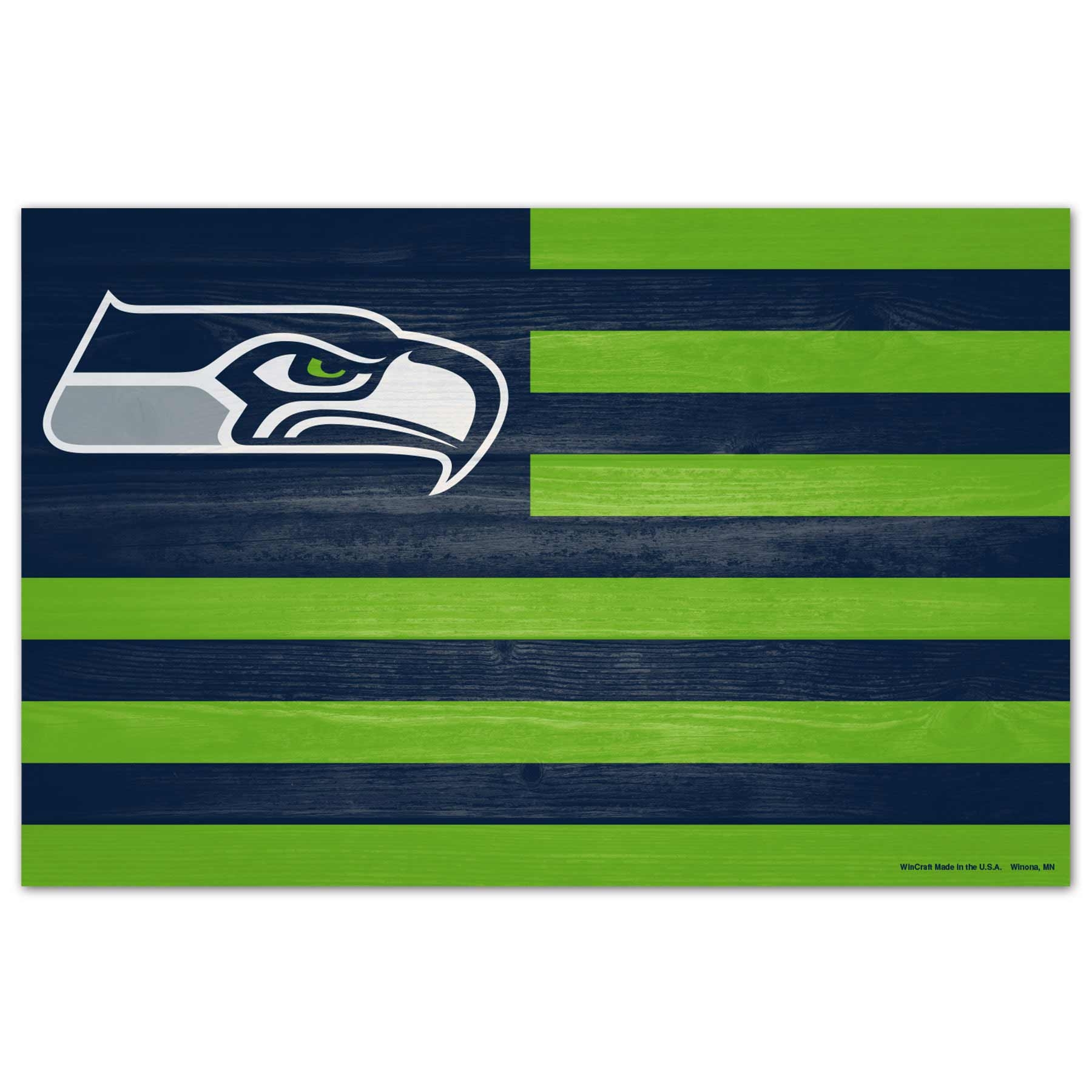Seattle Seahawks WinCraft NFL Americana Holzschild