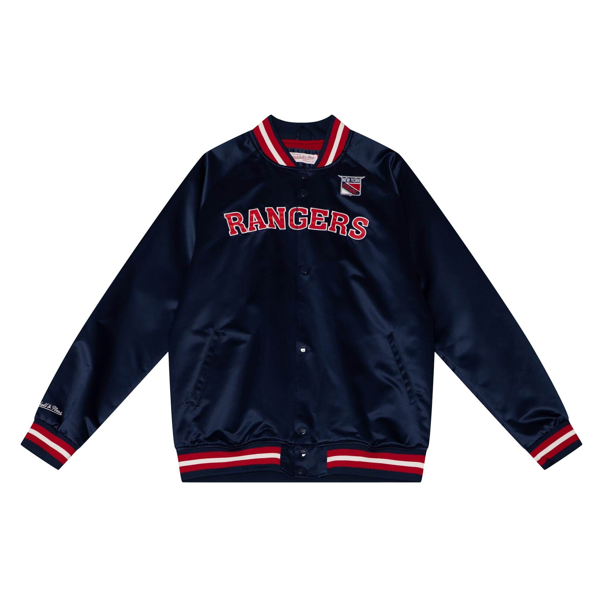 New York Rangers Mitchell & Ness Lightweight Satin NHL Jacke