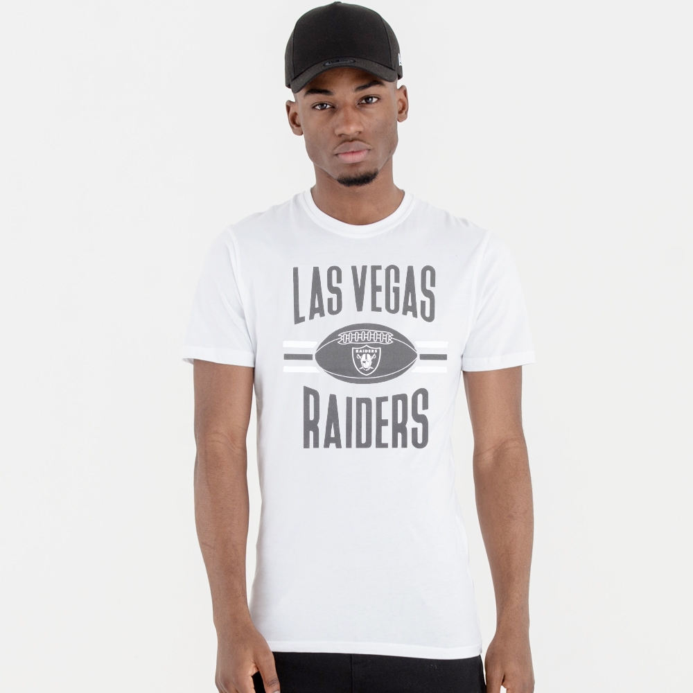 Las Vegas Raiders Football New Era NFL T-Shirt Weiß