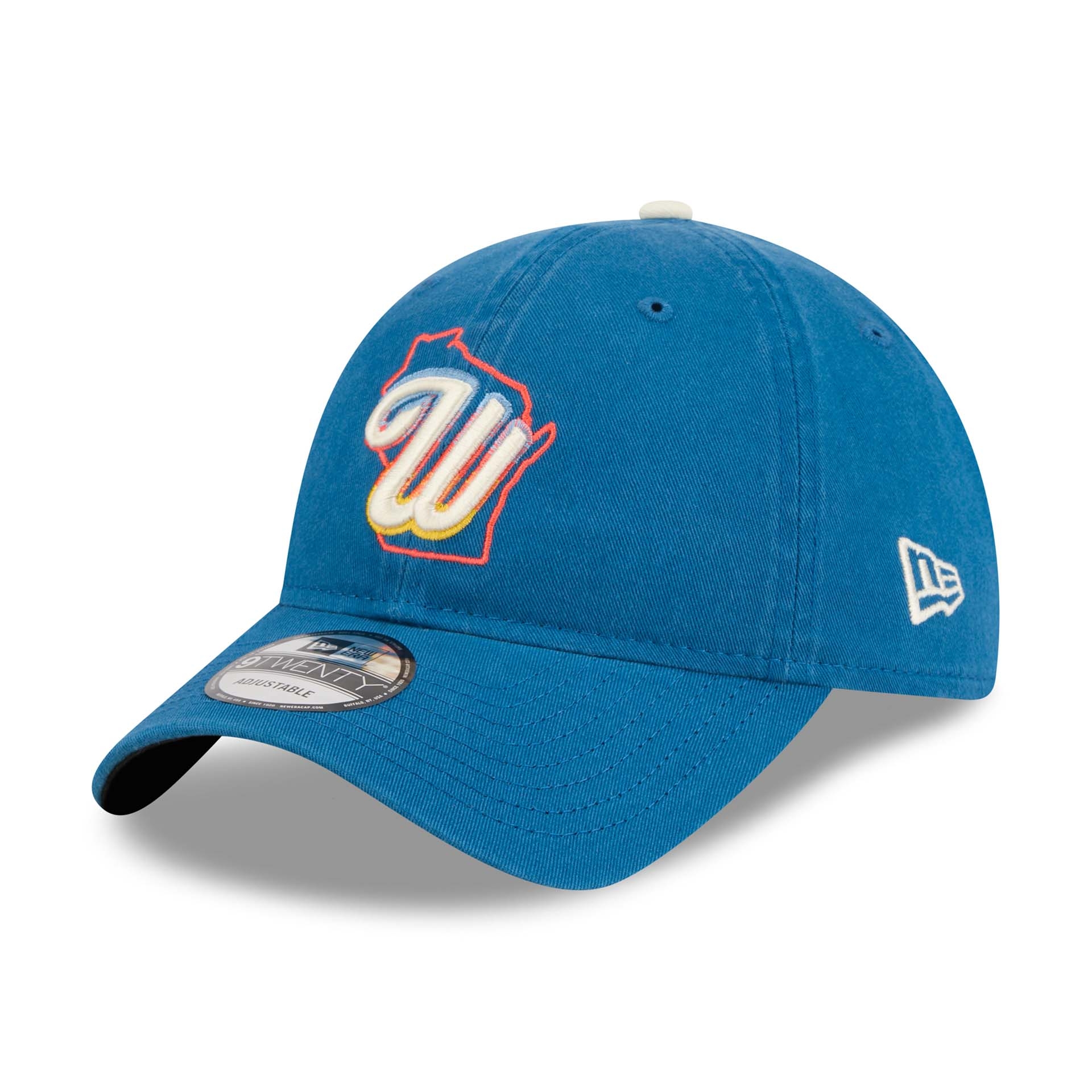 Milwaukee Brewers MLB City Connect 9TWENTY Adjustable Cap Blau