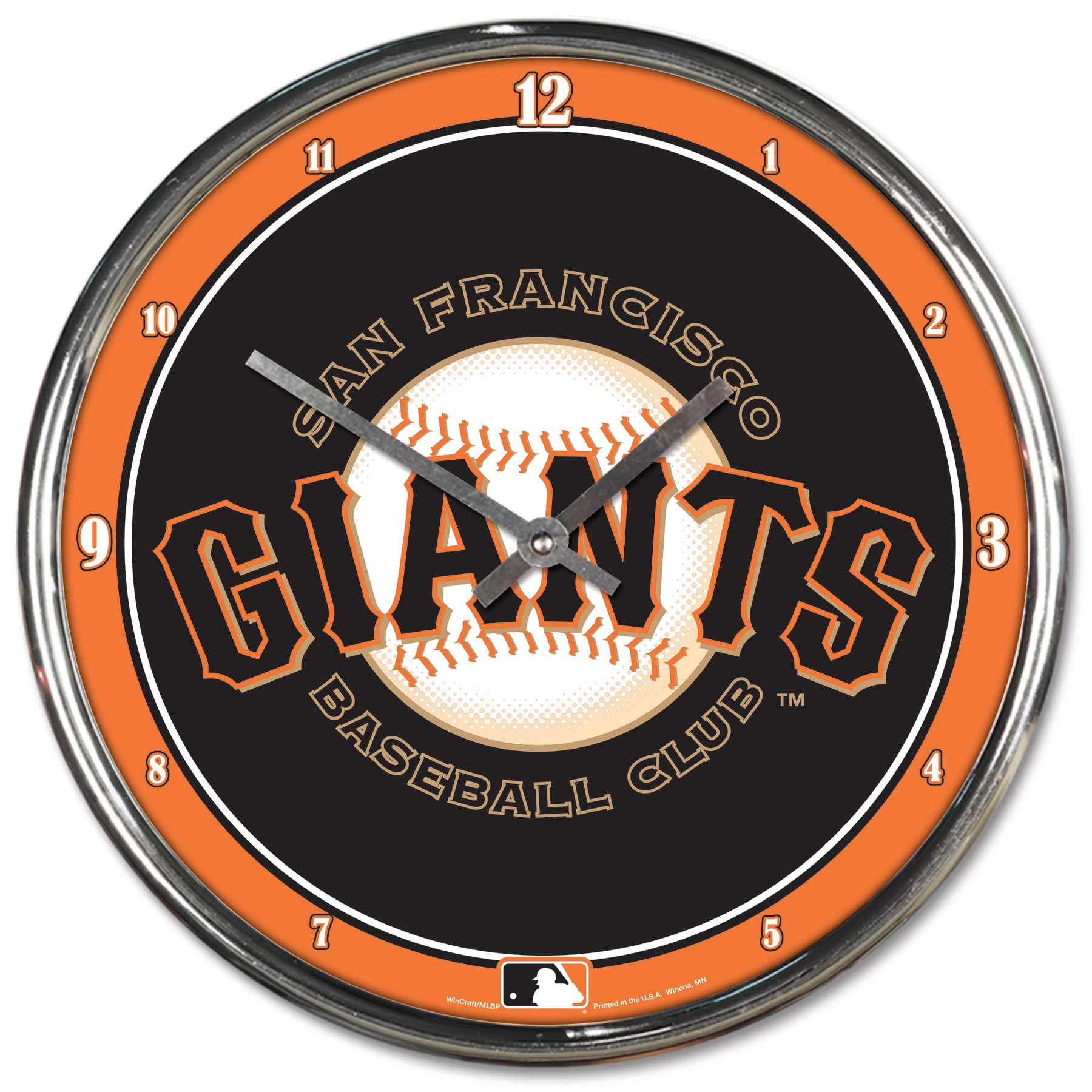 San Francisco Giants WinCraft Chrome MLB Wanduhr