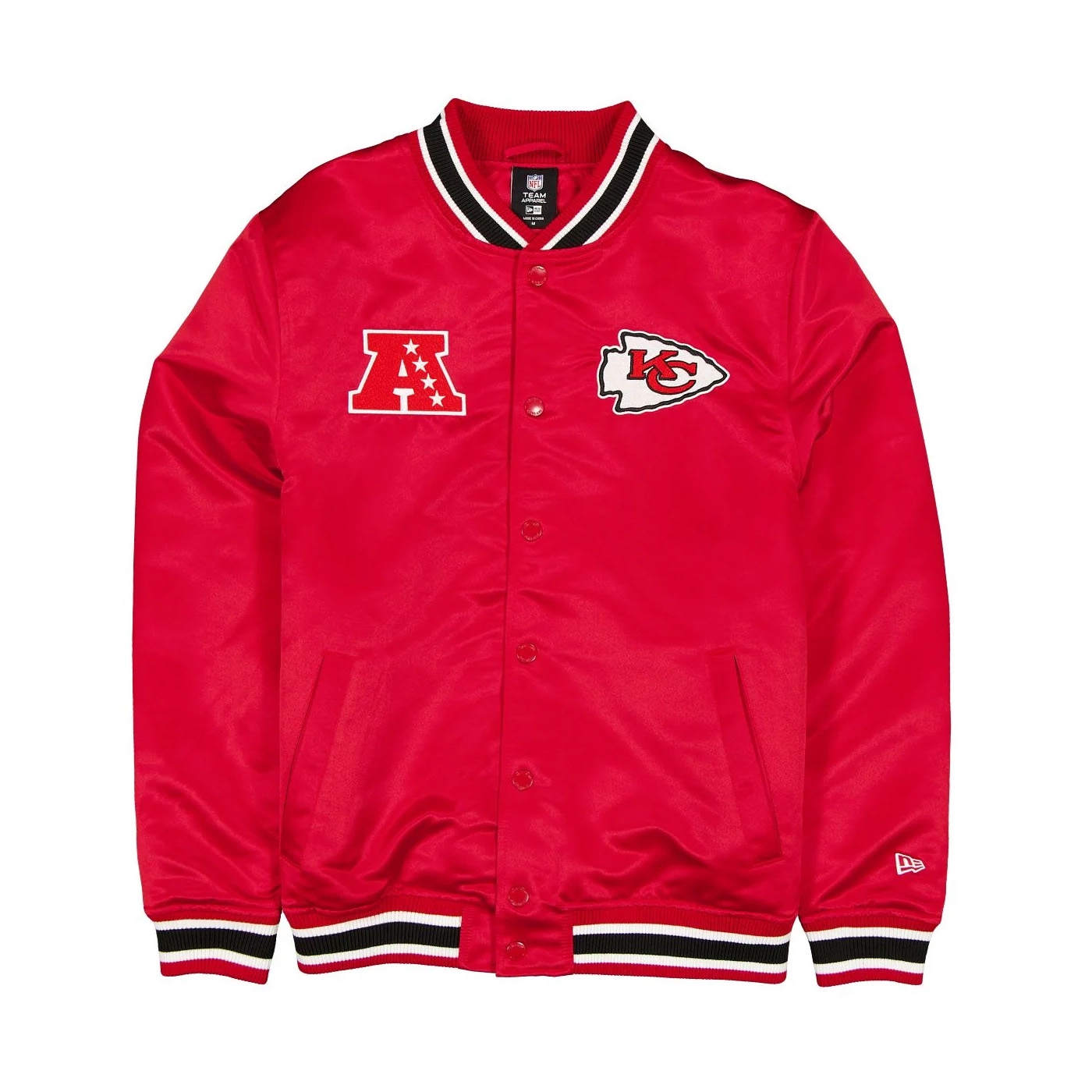 New Era Kansas City Chiefs Sport Classics Satin NFL Jacket Red