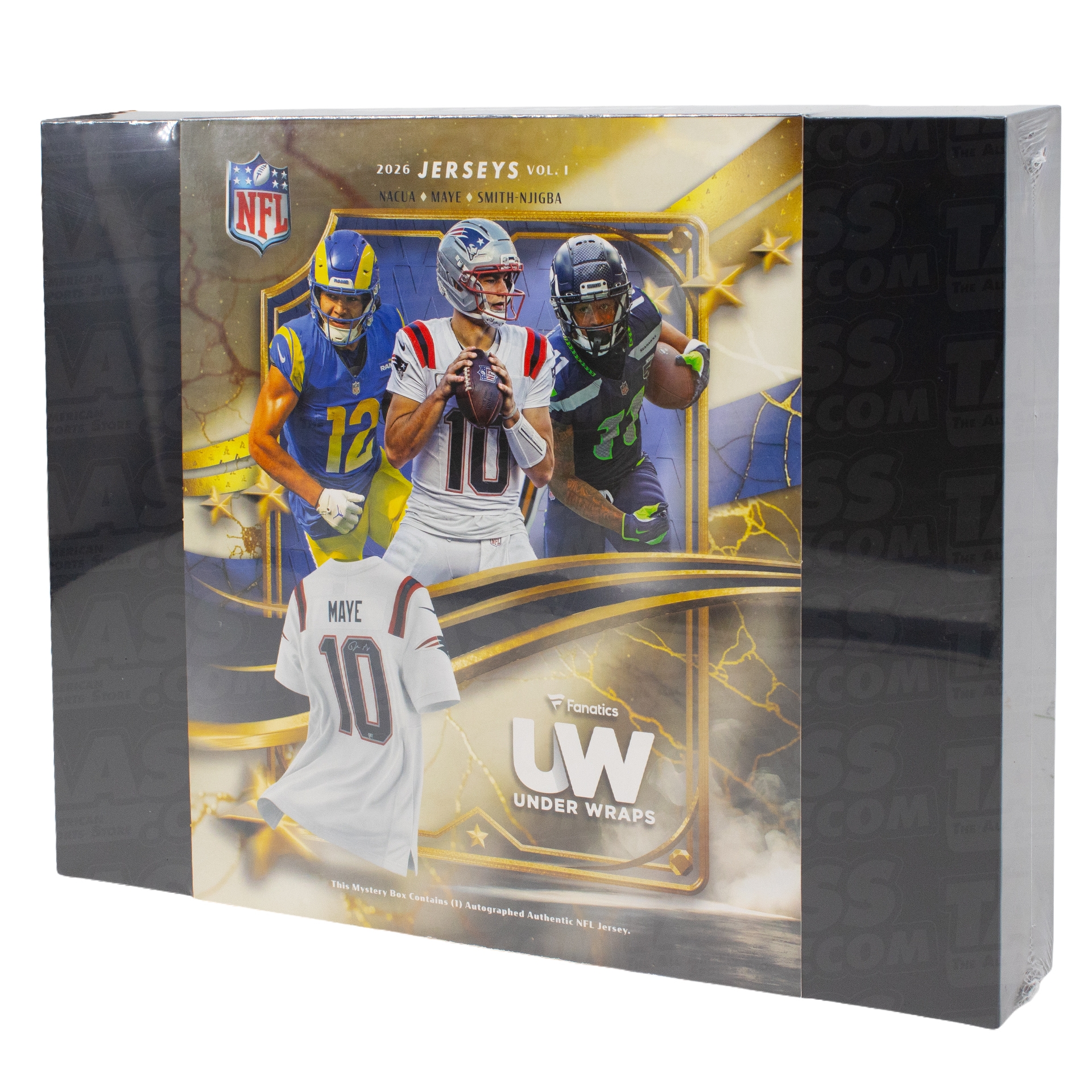 2026 Fanatics Under Wraps NFL Autographed Football Jersey Box Vol. 1