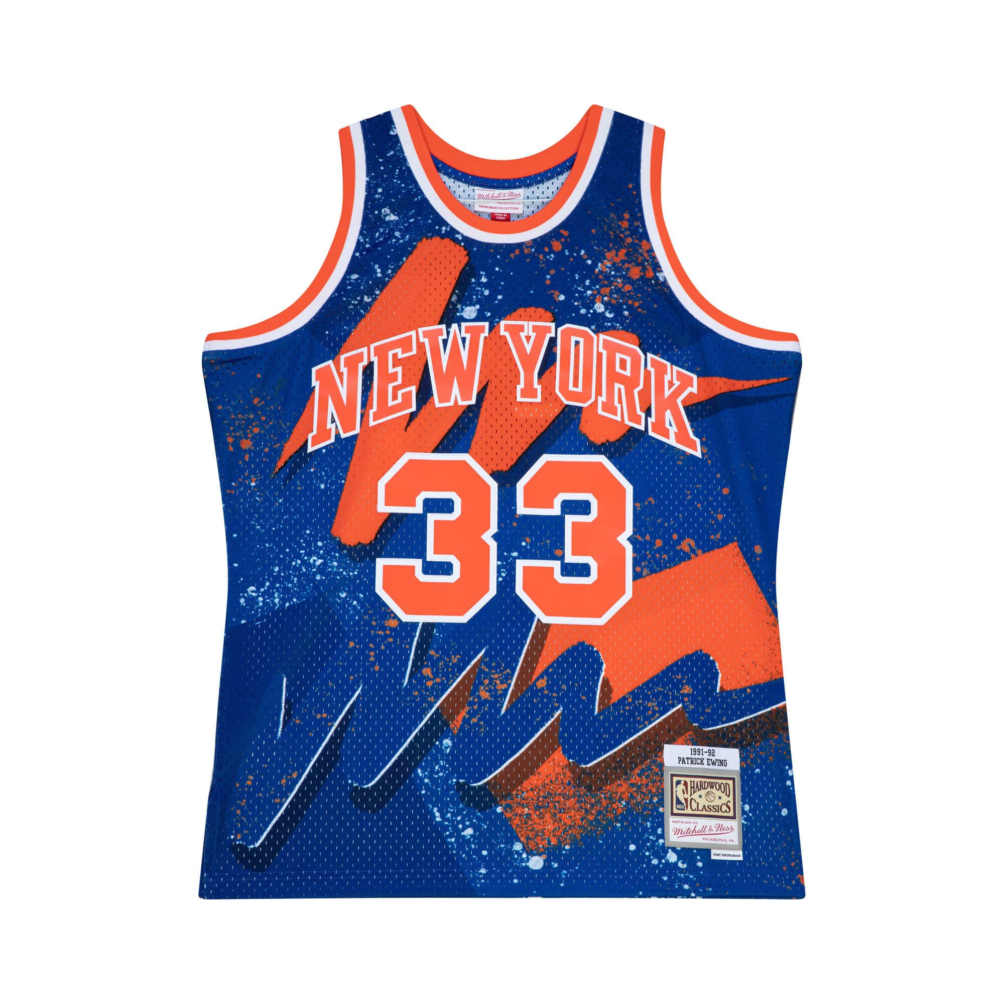 Patrick Ewing #33 New York Knicks Hyper Hoops Mitchell & Ness Swingman NBA Trikot