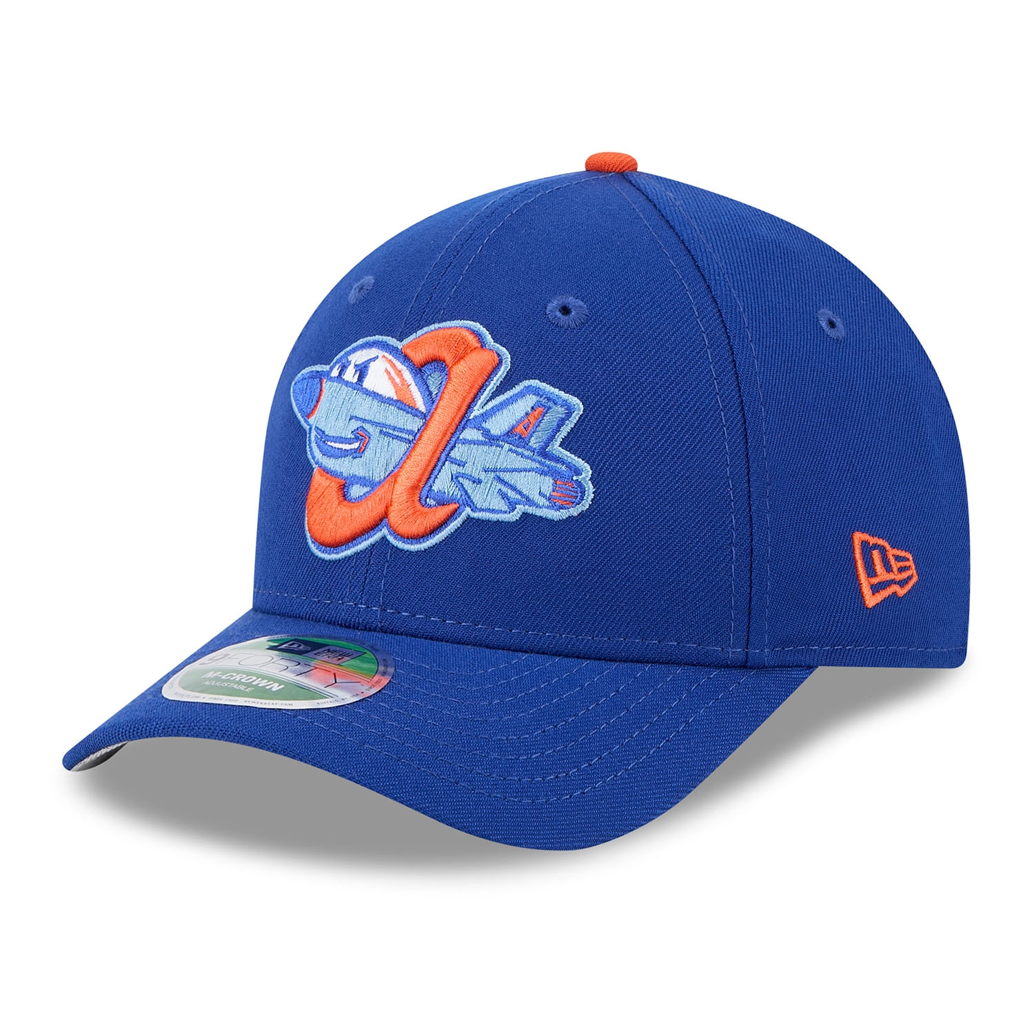Aberdeen IronBirds Player Replica 9FORTY M-Crown Snapback MiLB Cap Blau