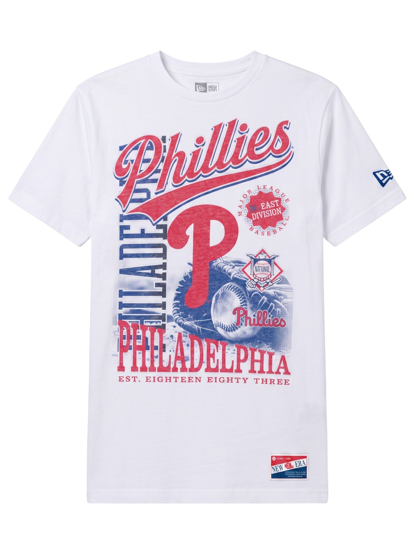 Philadelphia Phillies Division Oversized MLB T-Shirt Weiß