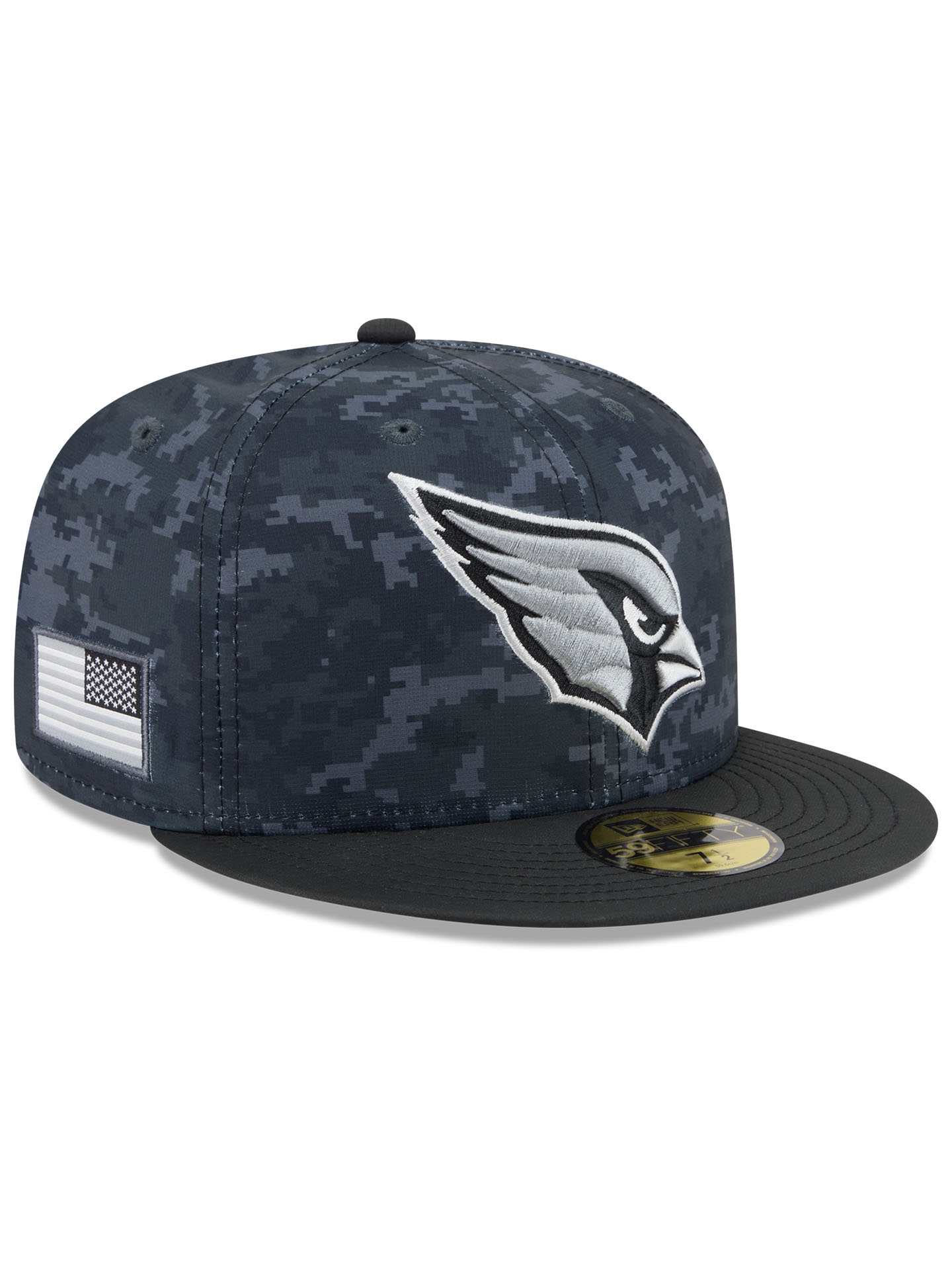 Arizona Cardinals 2026 NFL Salute to Service 59FIFTY Fitted Cap Black