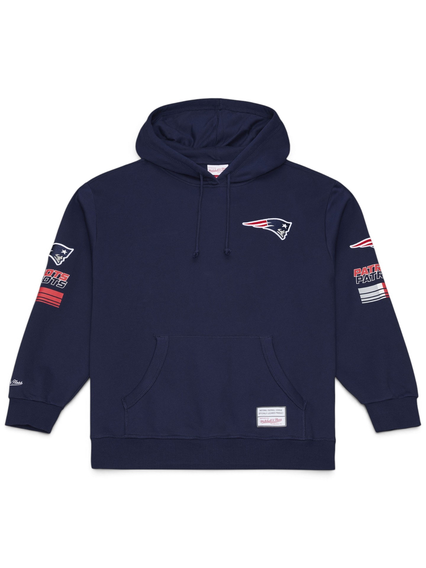New England Patriots Triple Check NFL Hoodie Navy