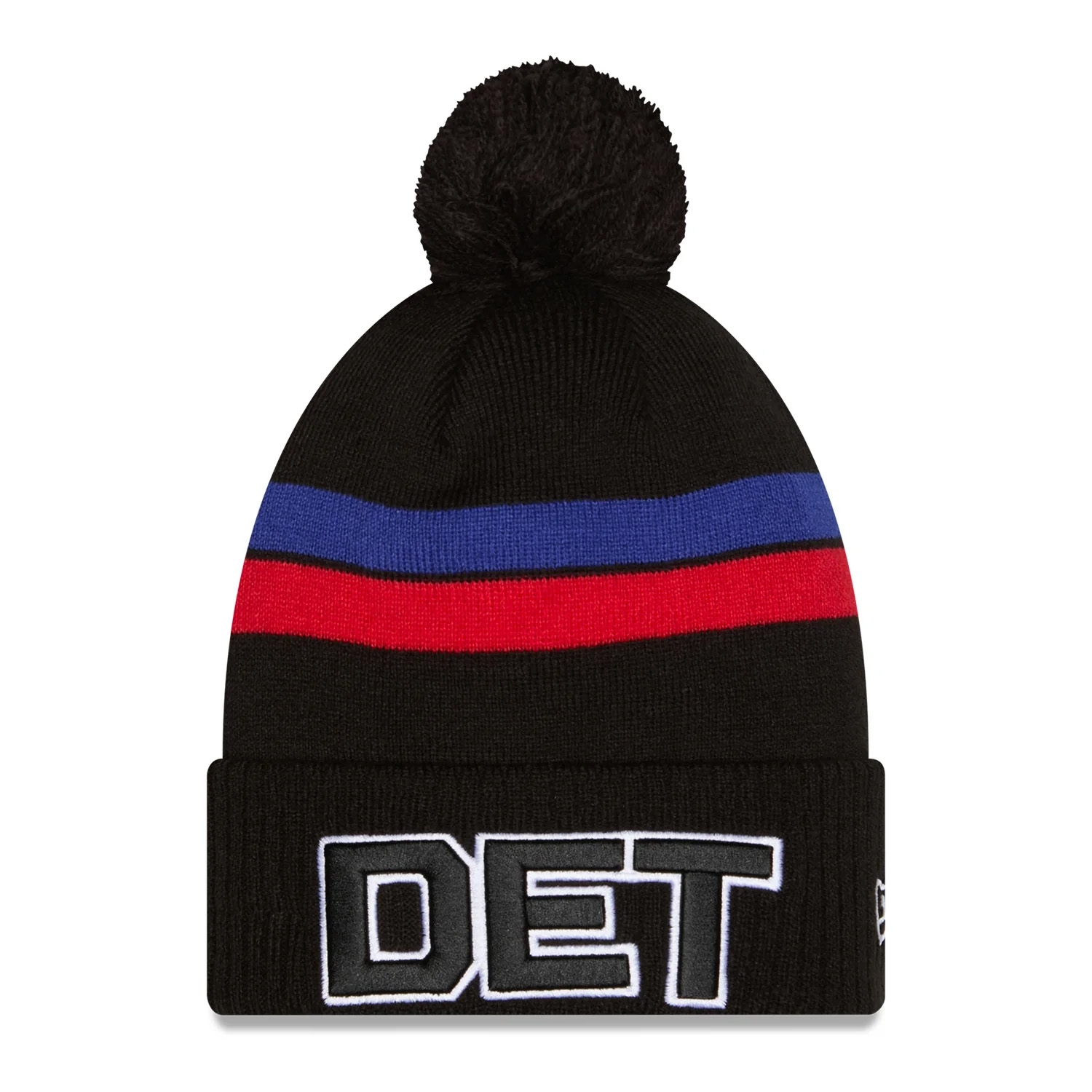 Detroit Pistons 2025-26 NBA Statement Edition Wintermütze Schwarz