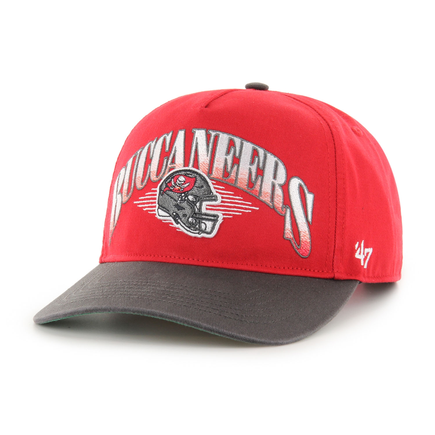 47 Tampa Bay Buccaneers Atkinson Hitch RF Snapback NFL Cap Red / Gray