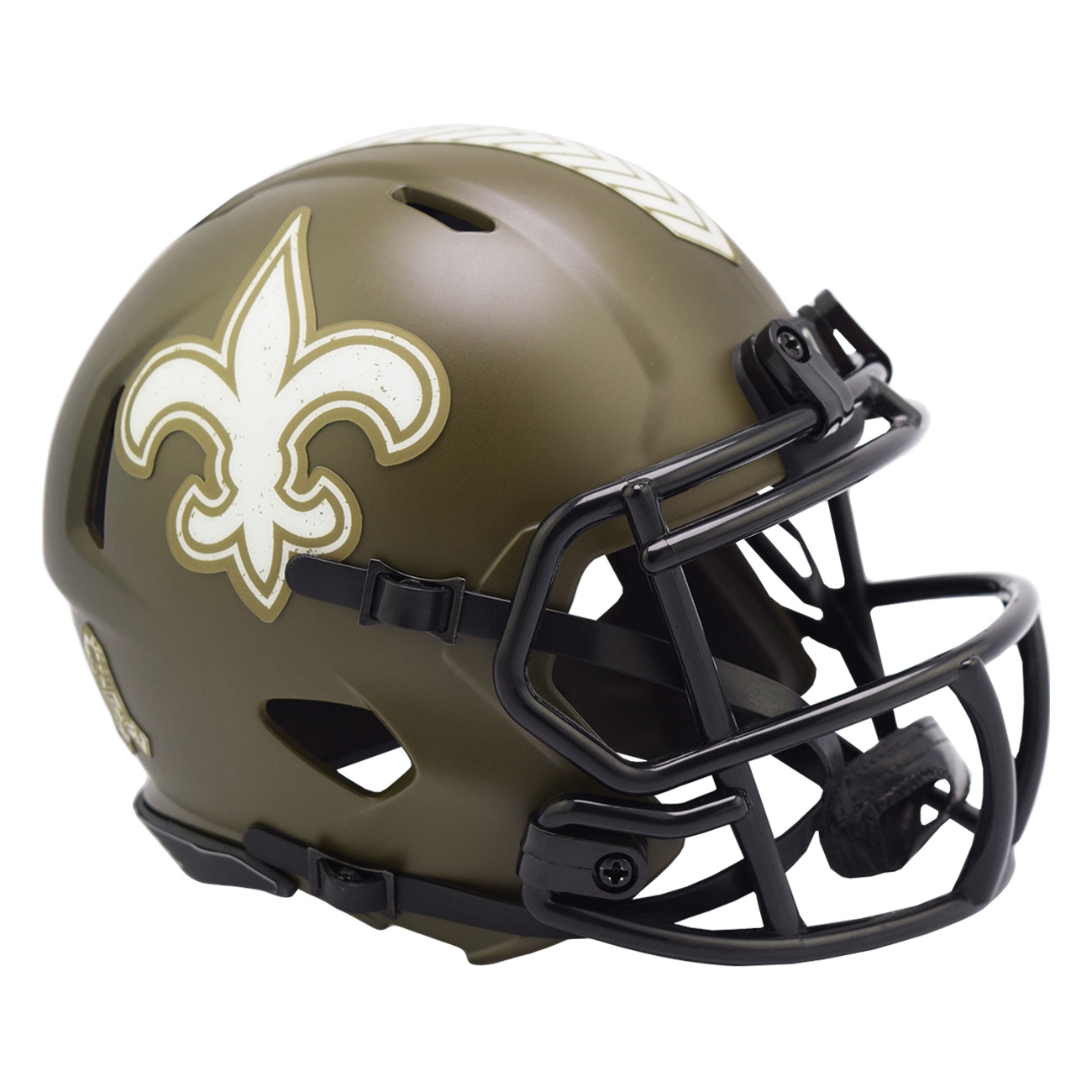New Orleans Saints 2022 Salute to Service NFL Speed Mini Helm