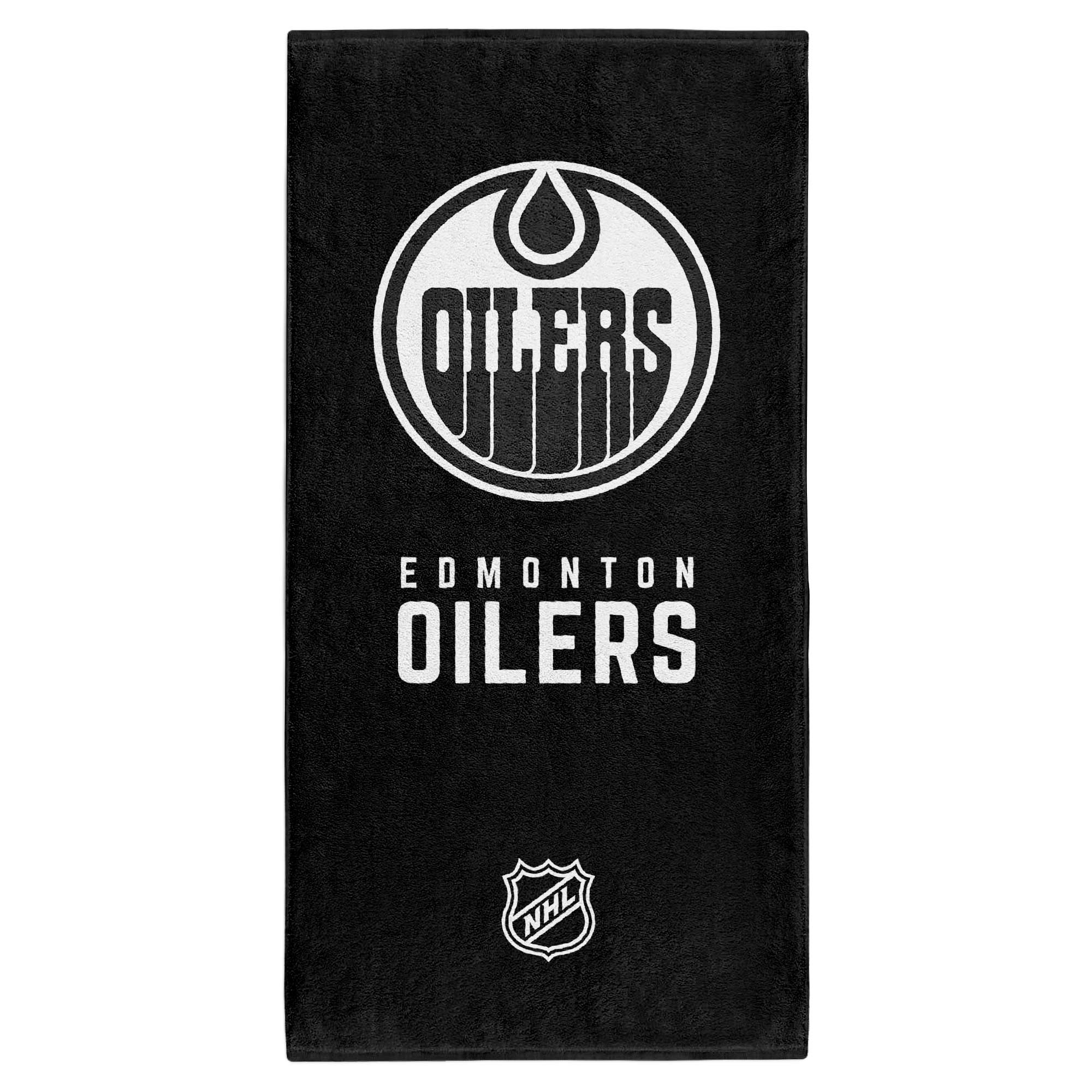Edmonton Oilers NHL Classic Badetuch Schwarz