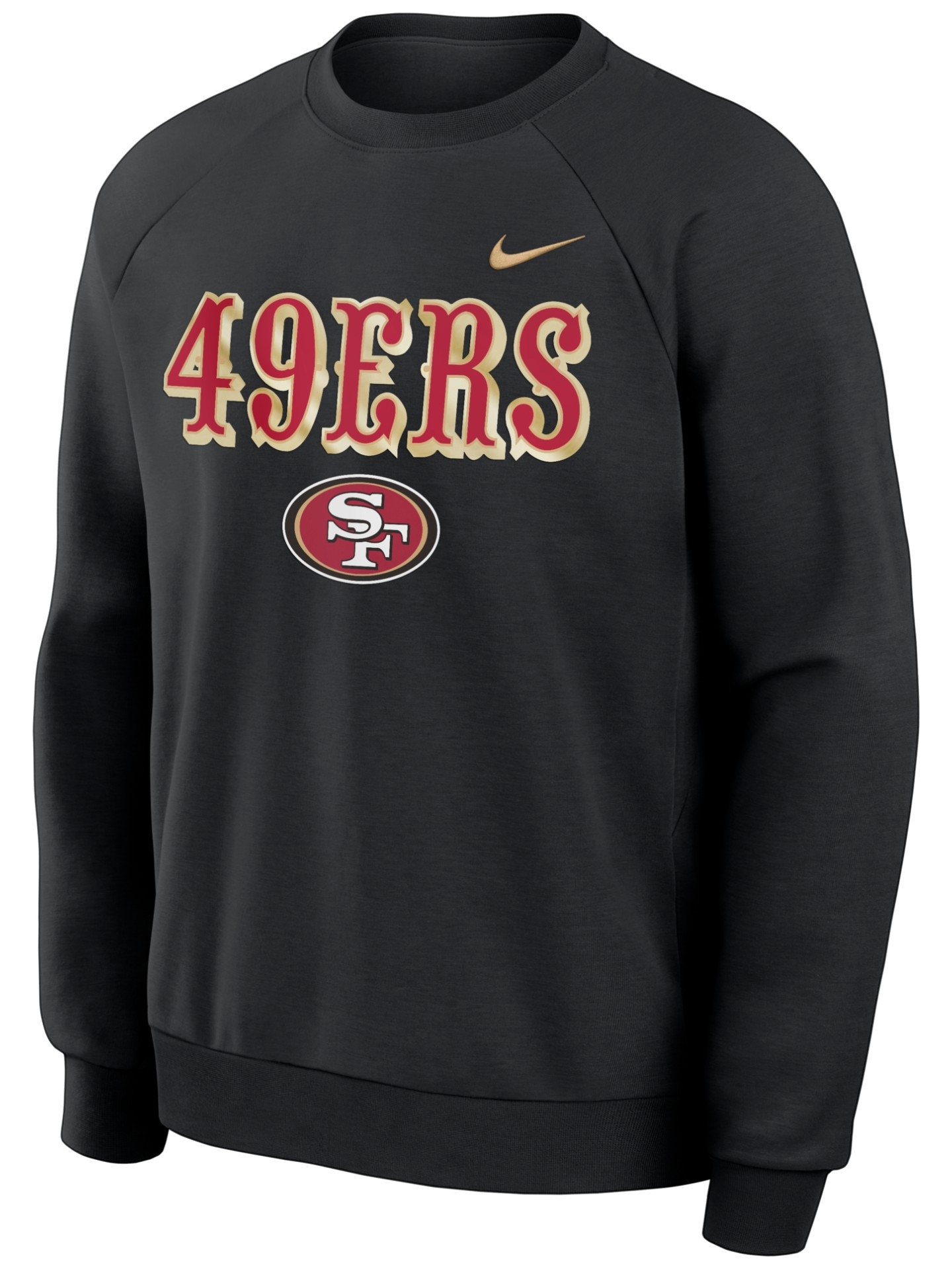 San Francisco 49ers 2026 NFL Rivalries Dri-FIT Crewneck Pullover Schwarz