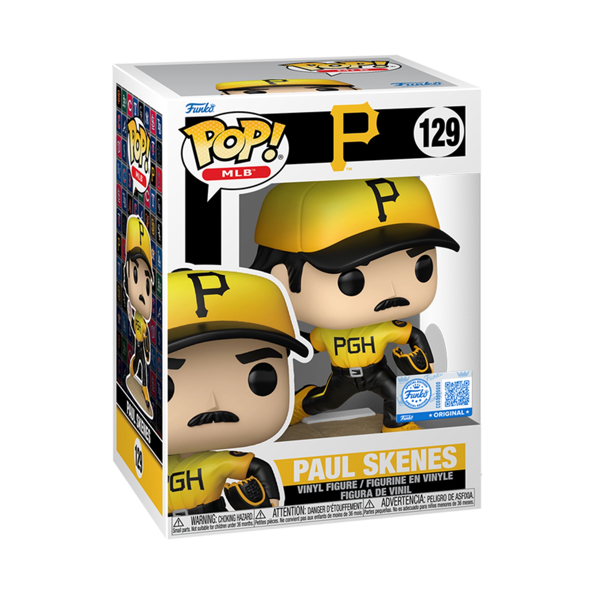 Funko POP! #129 Paul Skenes Pittsburgh Pirates Vinyl MLB Figur