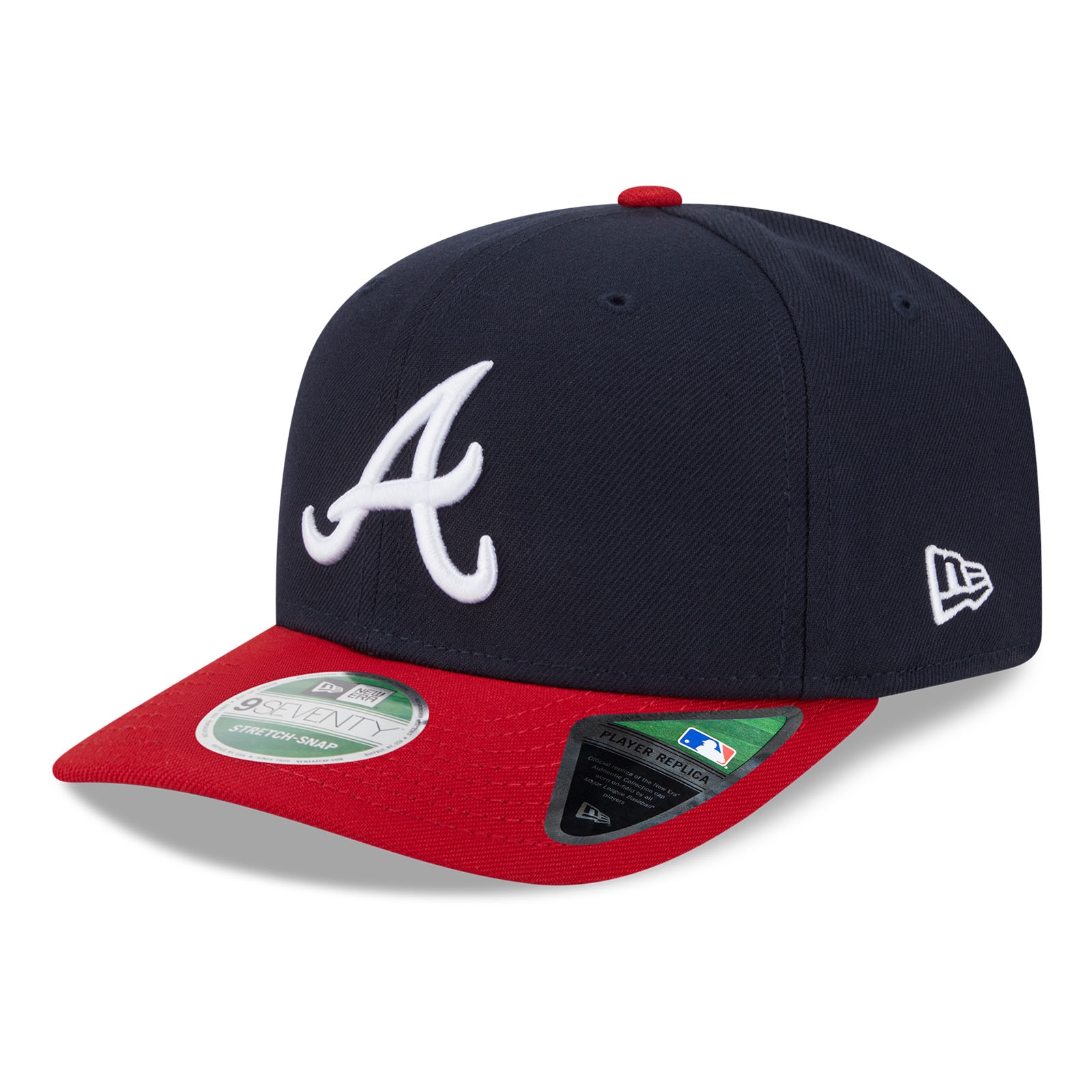 Atlanta Braves MLB Player Replica 9SEVENTY Stretch-Snap Cap Home