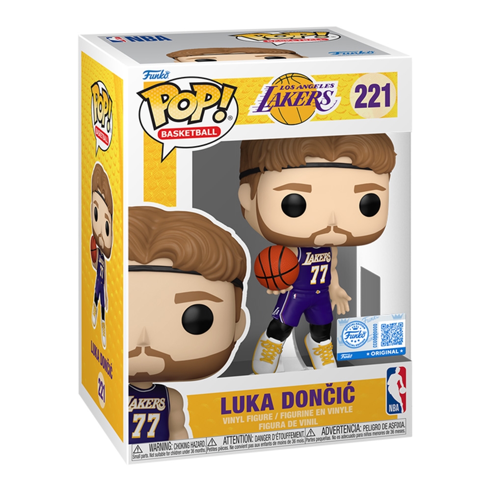 Funko POP! #221 Luka Dončić Los Angeles Lakers Vinyl NBA Figur